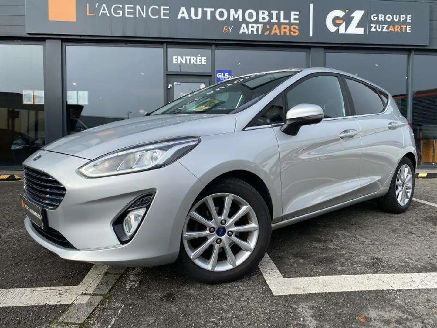 Ford Fiesta 1.0 ECOBOOST TITANIUM Argent - 2
