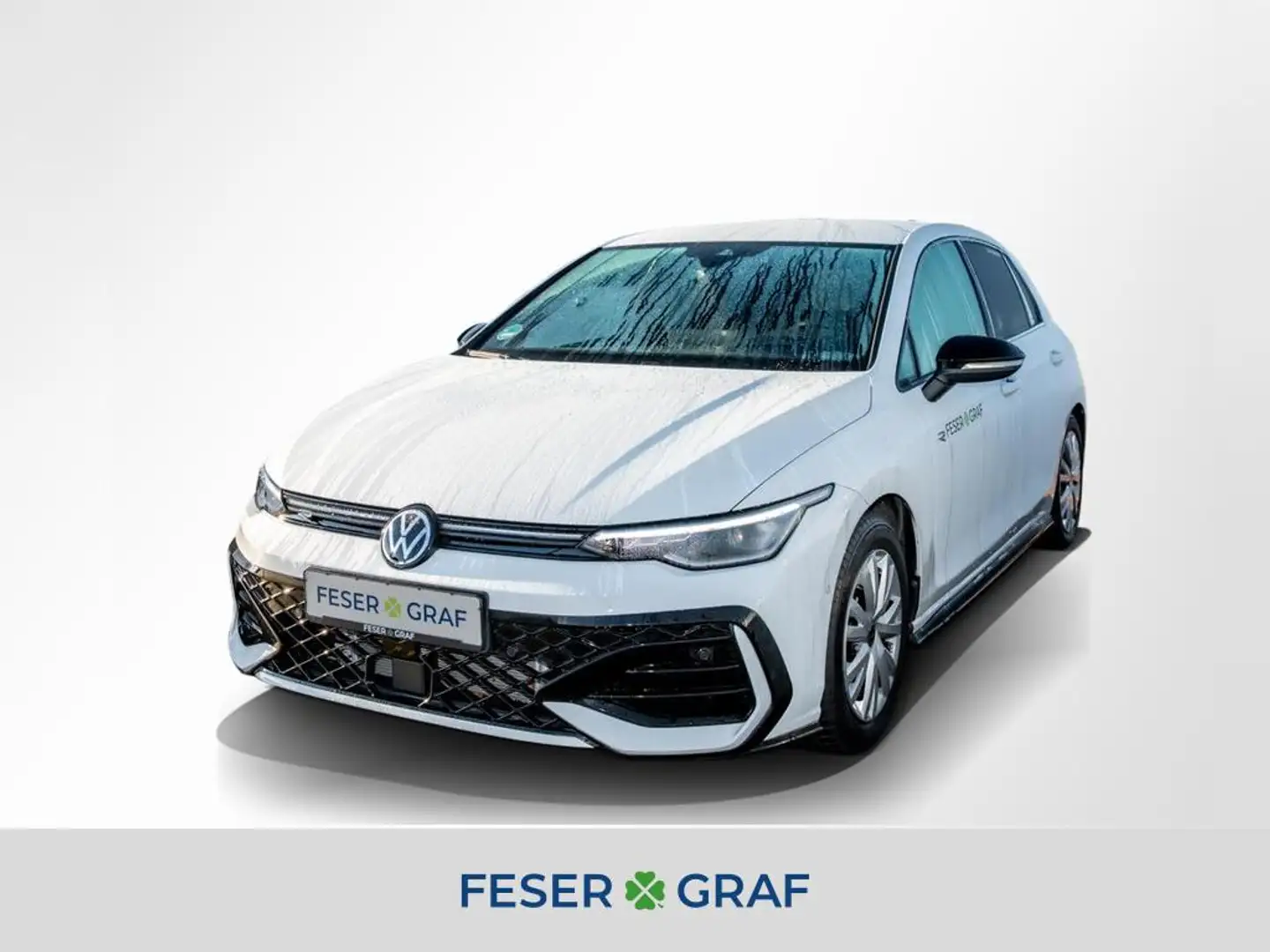 Volkswagen Golf 1.5 eTSI DSG R-Line LED+/Navi/HUD/Kamera Weiß - 1