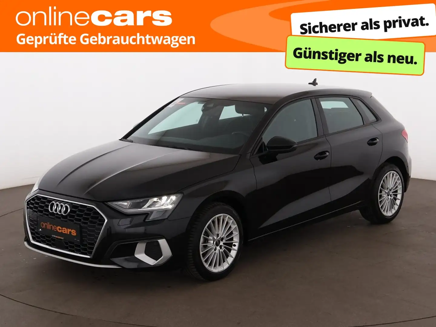 Audi A3 Sportback 30 TDI advanced Aut LED NAVI SITZHZG Schwarz - 1
