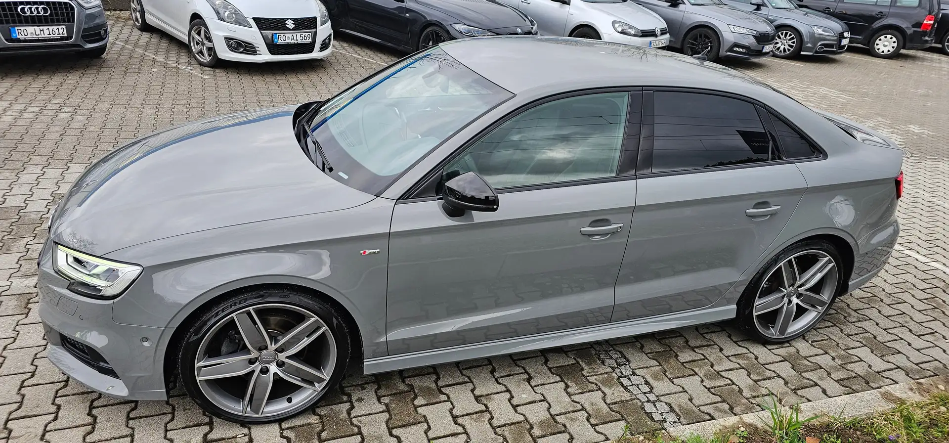 Audi A3 40*TFSI*Limo*Quattro*Stronic*S-Line-Sport*MegaVoll Gris - 2