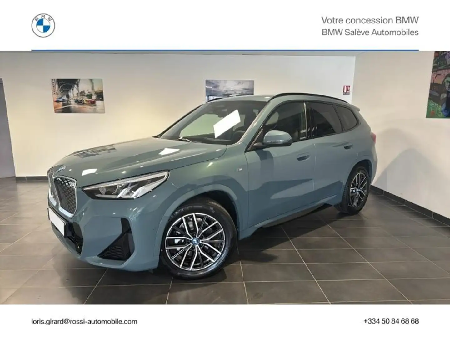 BMW X1 ieDrive20 204ch M Sport Zielony - 1