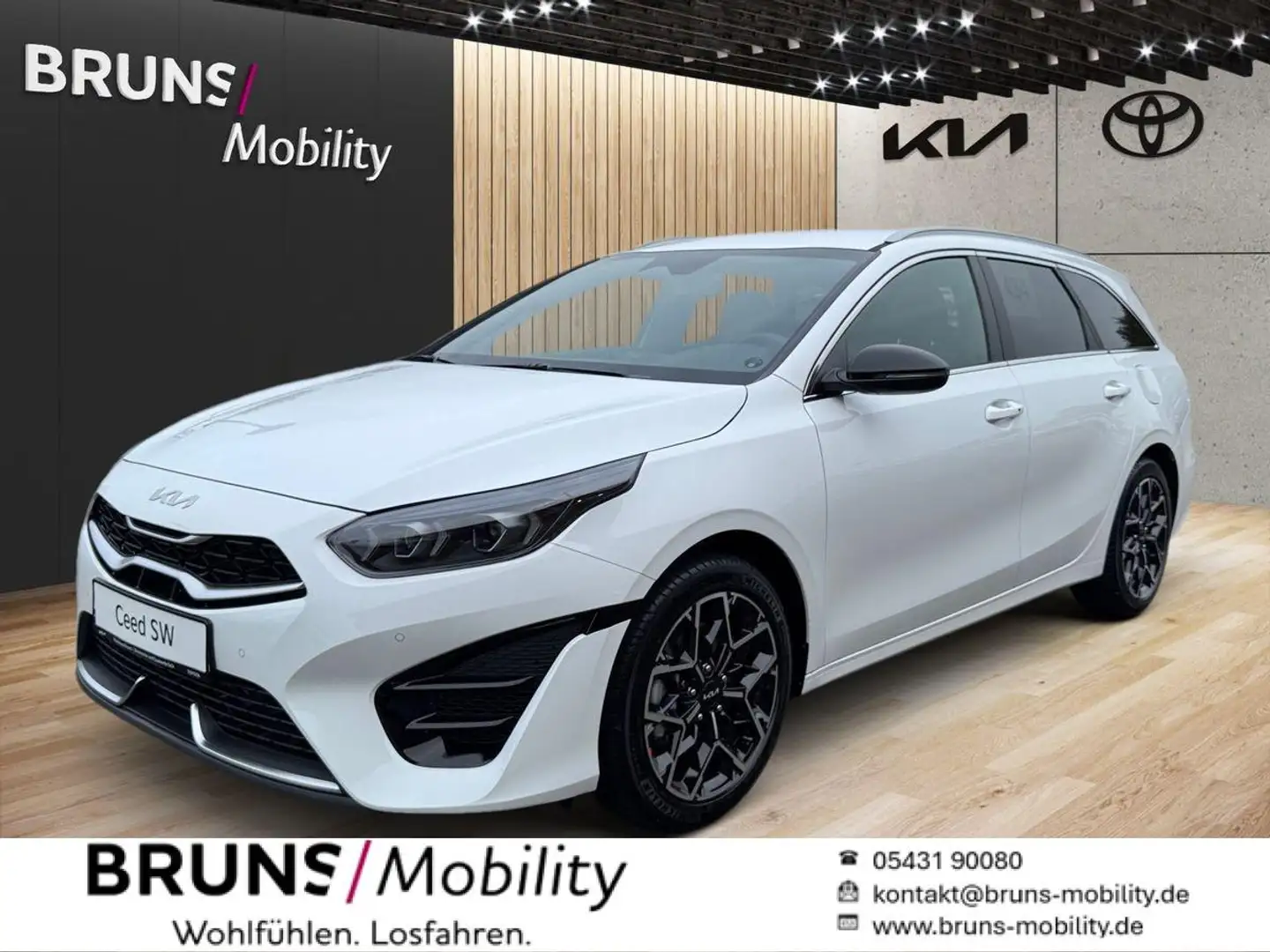 Kia Ceed SW / cee'd SW 1.5 T 140 PS GT-Line Weiß - 1