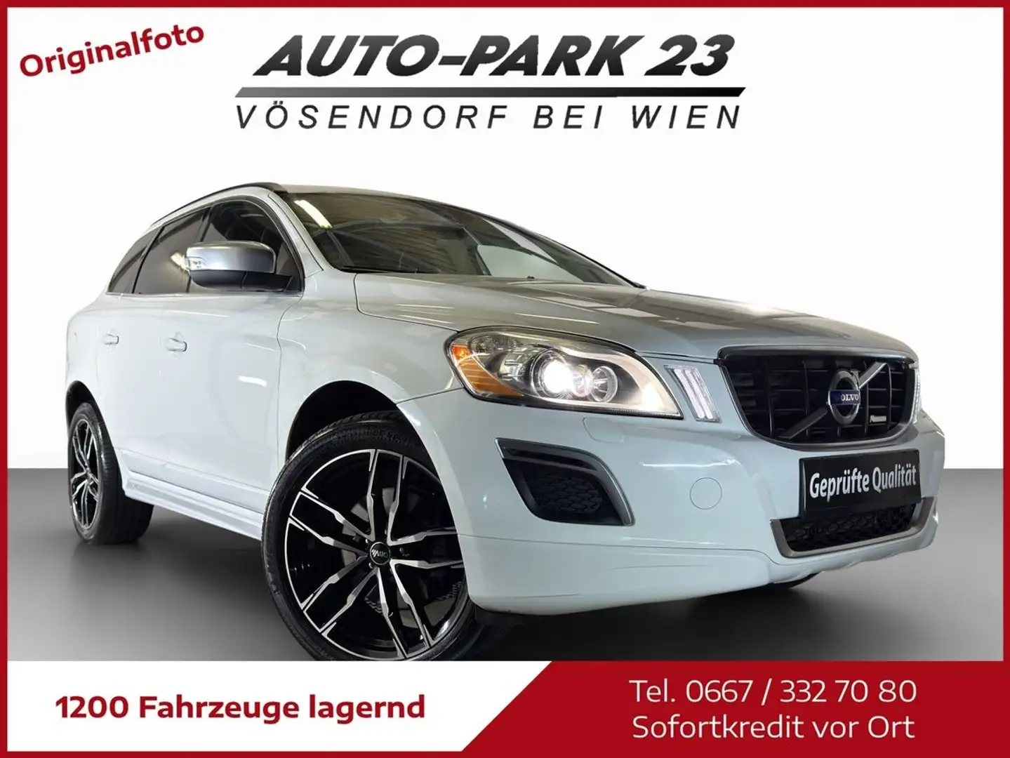 Volvo XC60 D5**AWD R-Design**AUTOMATIC*NUR 115.000KM Weiß - 1