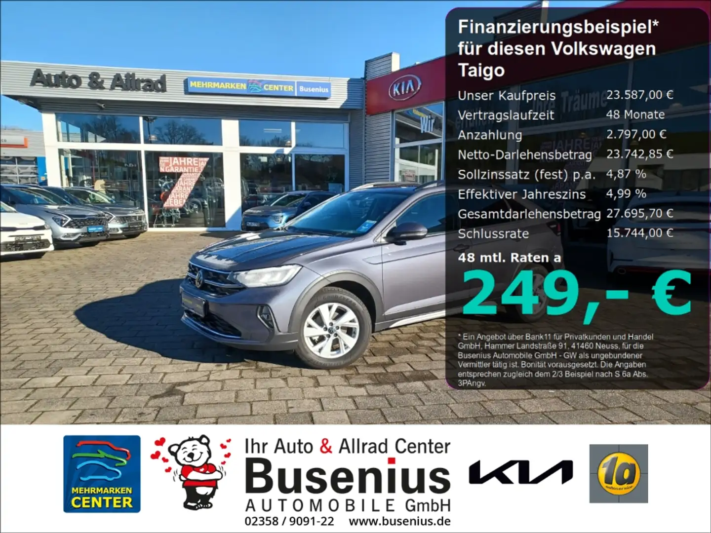 Volkswagen Taigo 1.0 TSI City Life+Android+DAB+LED+Klimaaut Grijs - 1