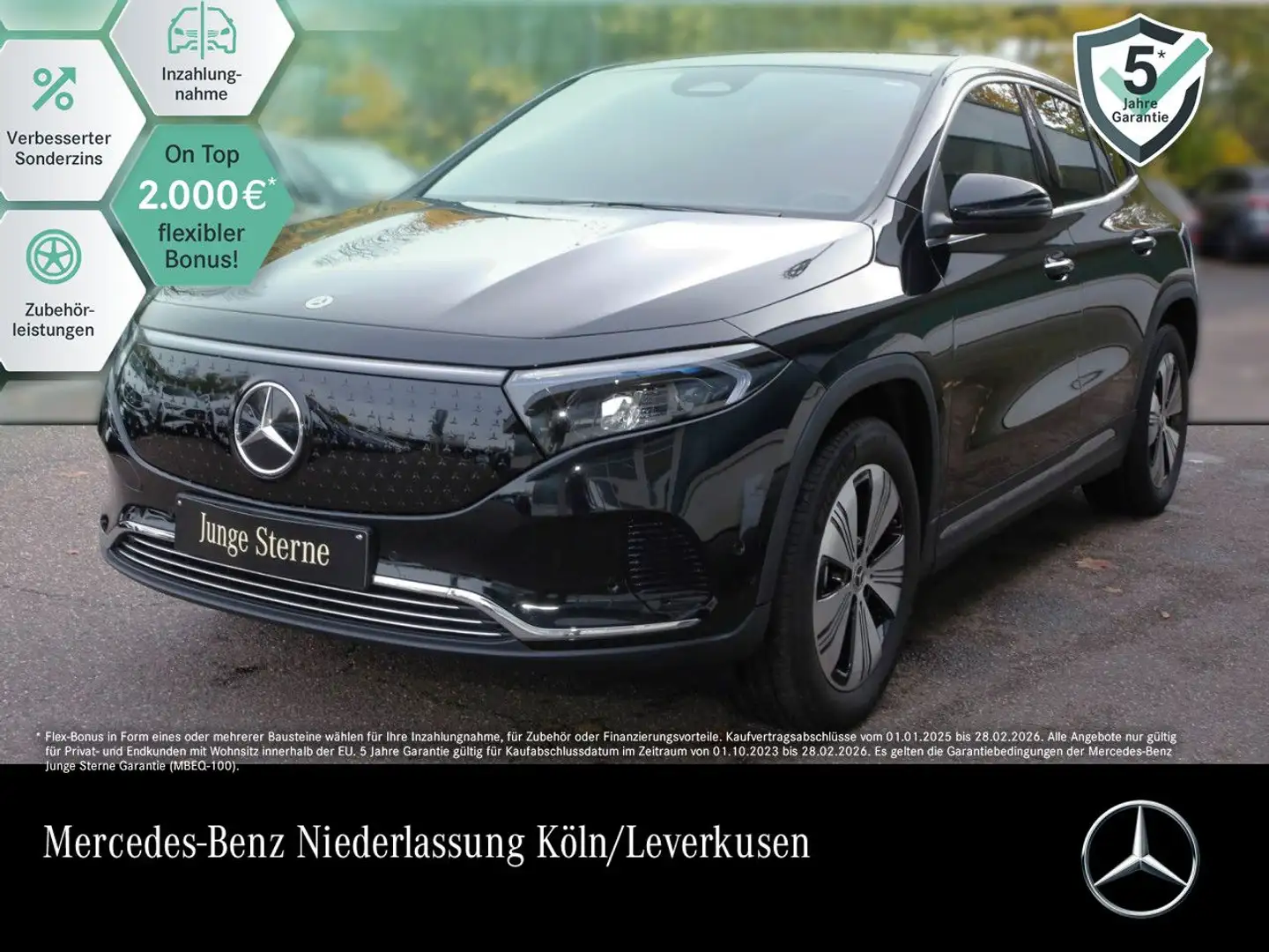 Mercedes-Benz EQA 350 4M PROG+PLUS-PAKET+KAMERA+KEYLESS+SPUR Noir - 1