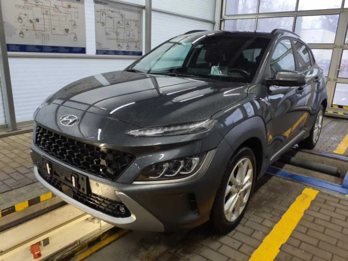 Hyundai KONA 1.6 T-GDI Prime 2WD Automatik Gri - 1