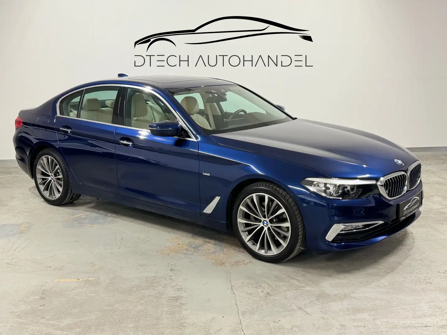 BMW 520 520 d xDrive Luxury Line Bleu - 1