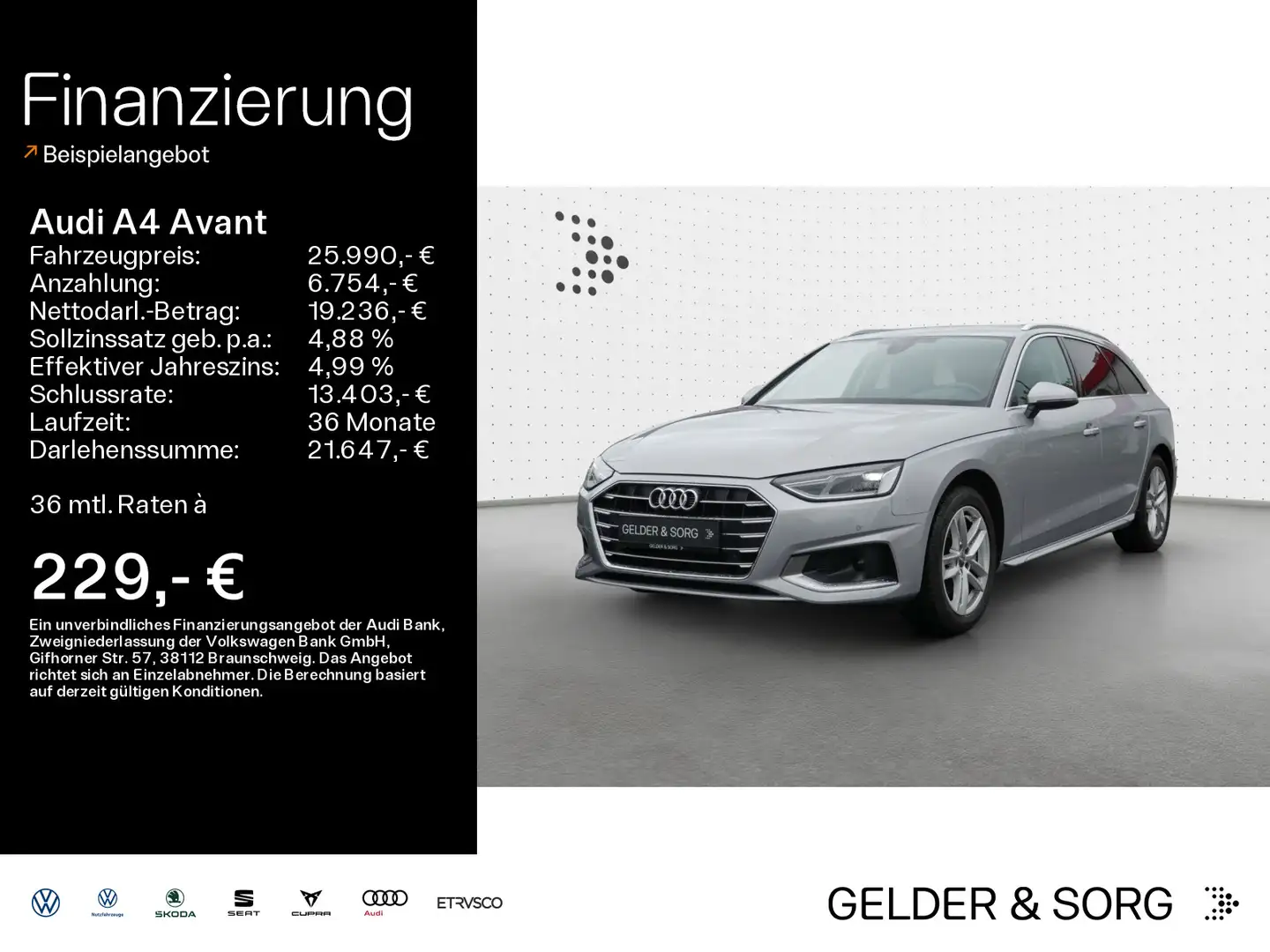 Audi A4 40 TDI advanced AHK*Tour*LED*RFK*ACC* Zilver - 1