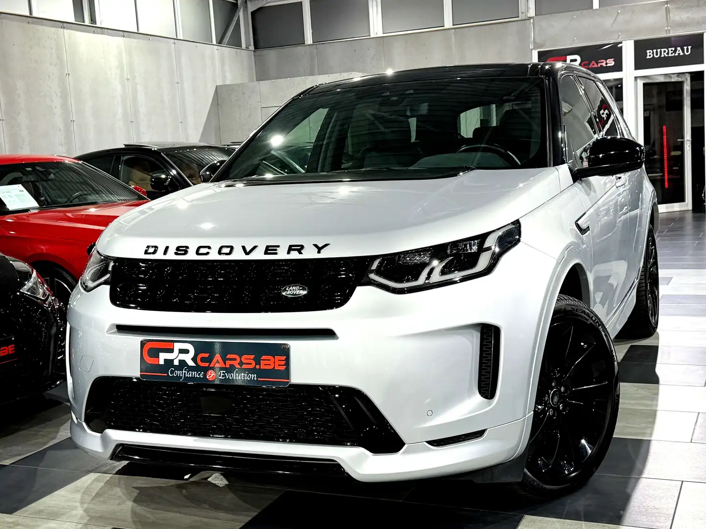 Land Rover Discovery Sport P300e R-Dynamic HSE 1e Main Etat Neuf Full Hist. Argent - 1