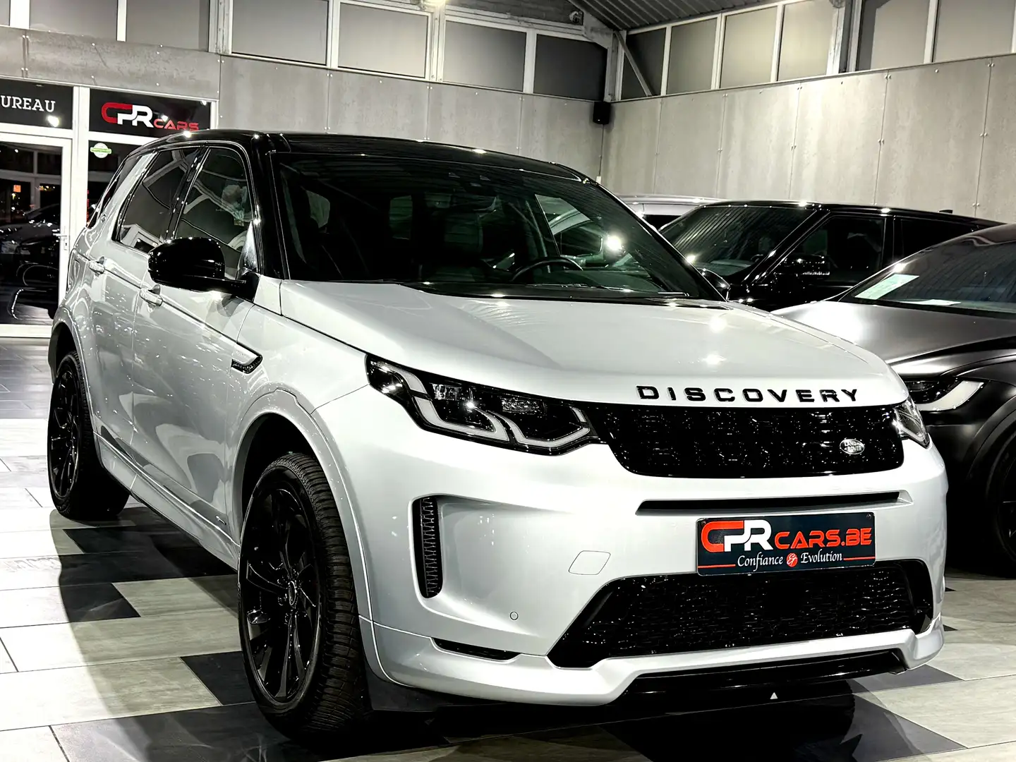 Land Rover Discovery Sport P300e R-Dynamic HSE 1e Main Etat Neuf Full Hist. Argent - 2