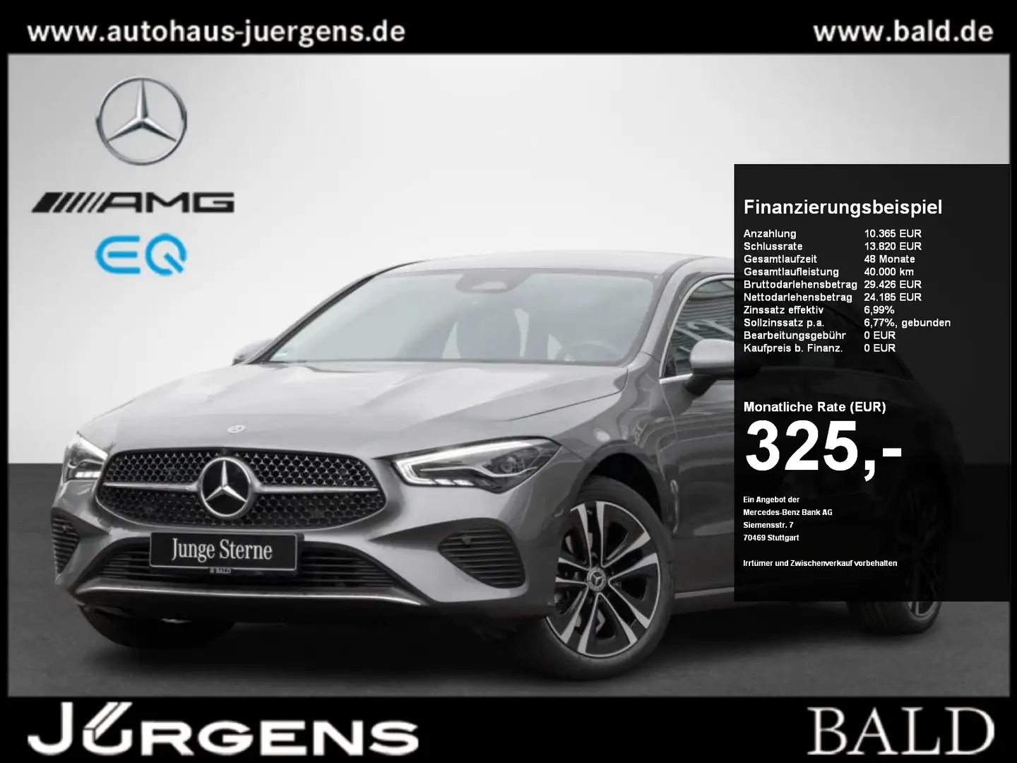 Mercedes-Benz CLA 180 SB Progressive/LED/360/AHK/Distr/Winter Grau - 1