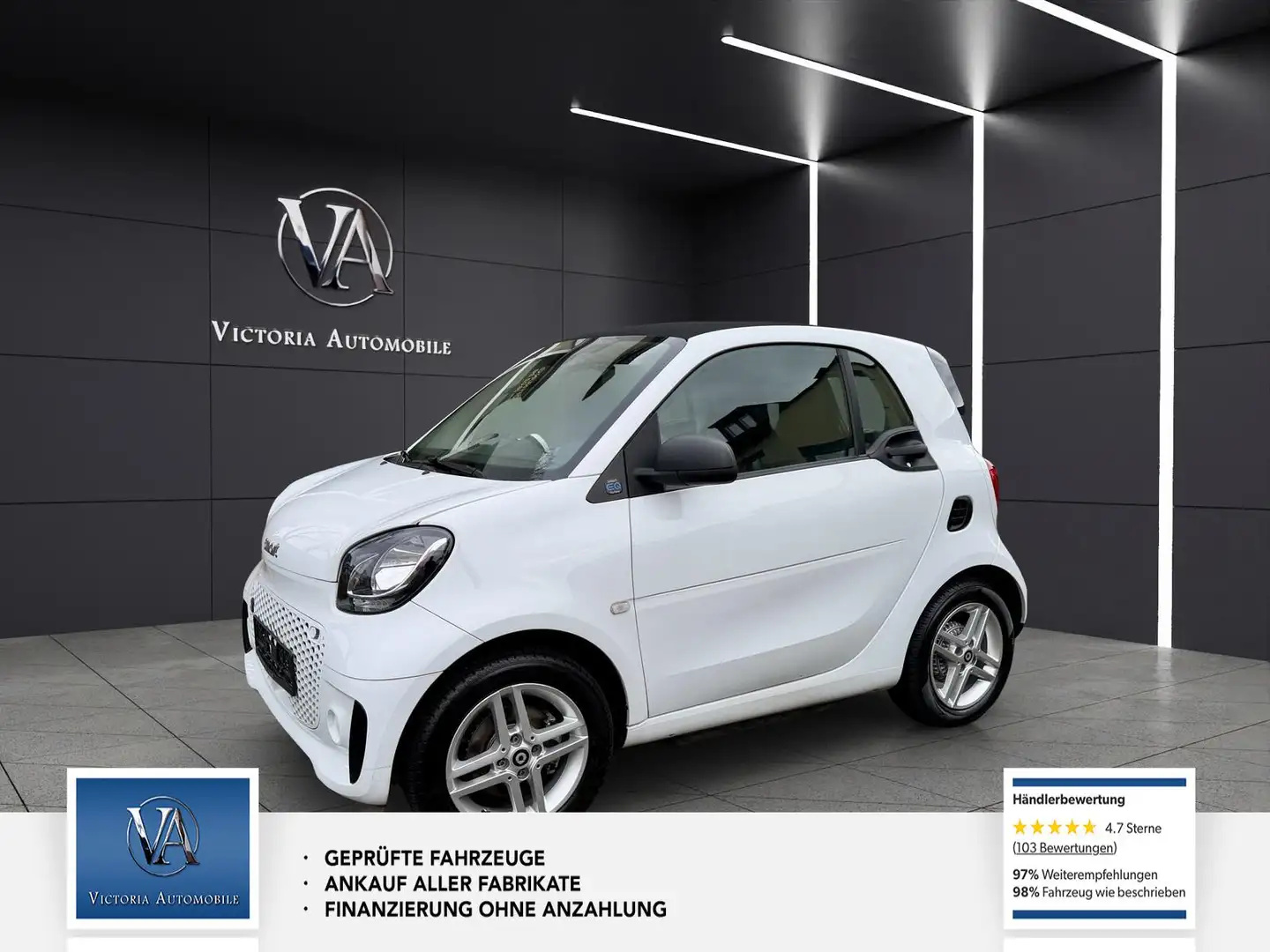 smart forTwo coupe 1 Hand* Sitzheizung *electric drive / EQ Weiß - 2