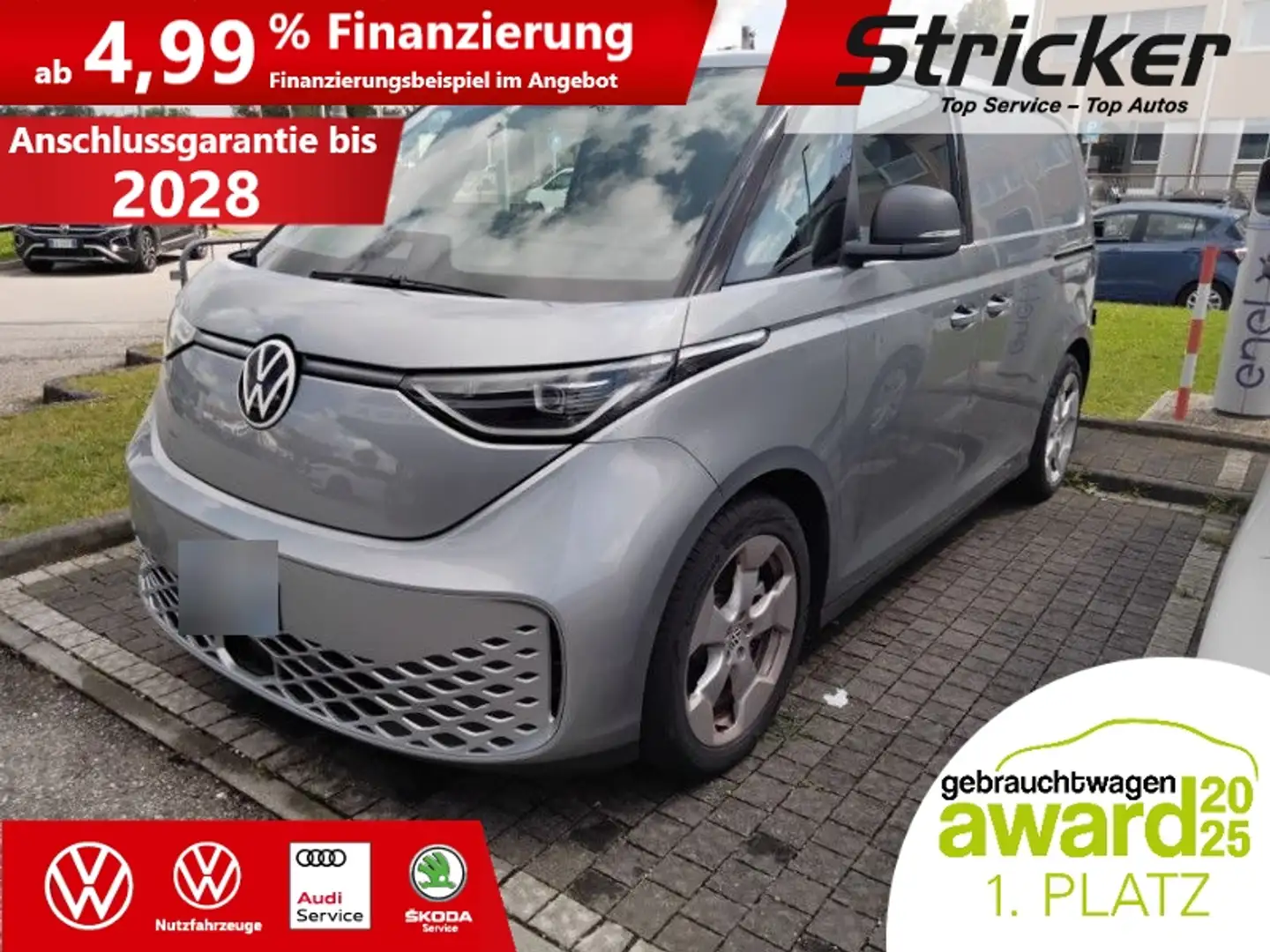 Volkswagen ID. Buzz Cargo 150/77 399,-ohne Anzahlung IQ.Light Silber - 2