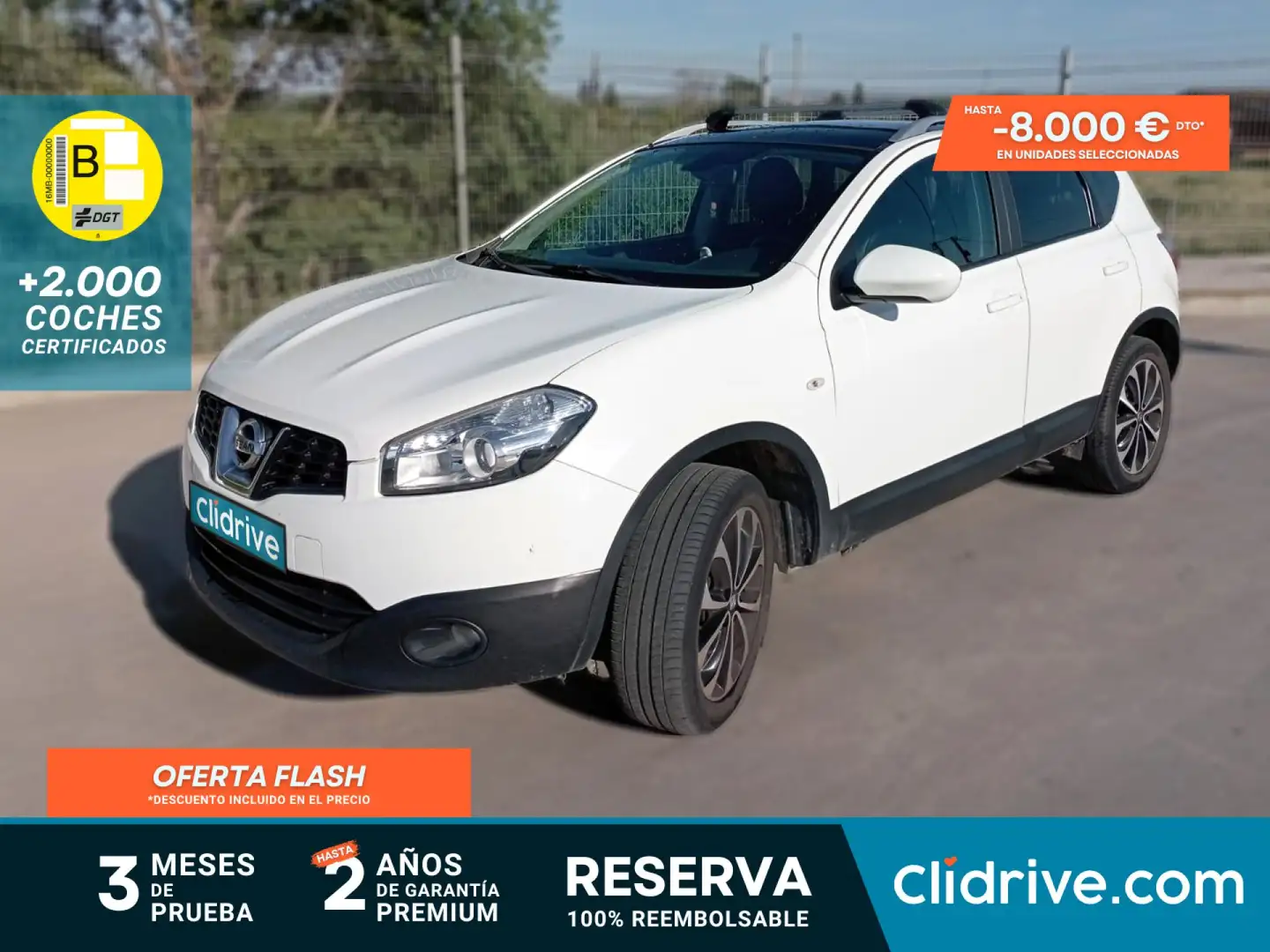 Nissan Qashqai 1.5dCi Tekna Premium 4x2 17´´ Blanco - 1