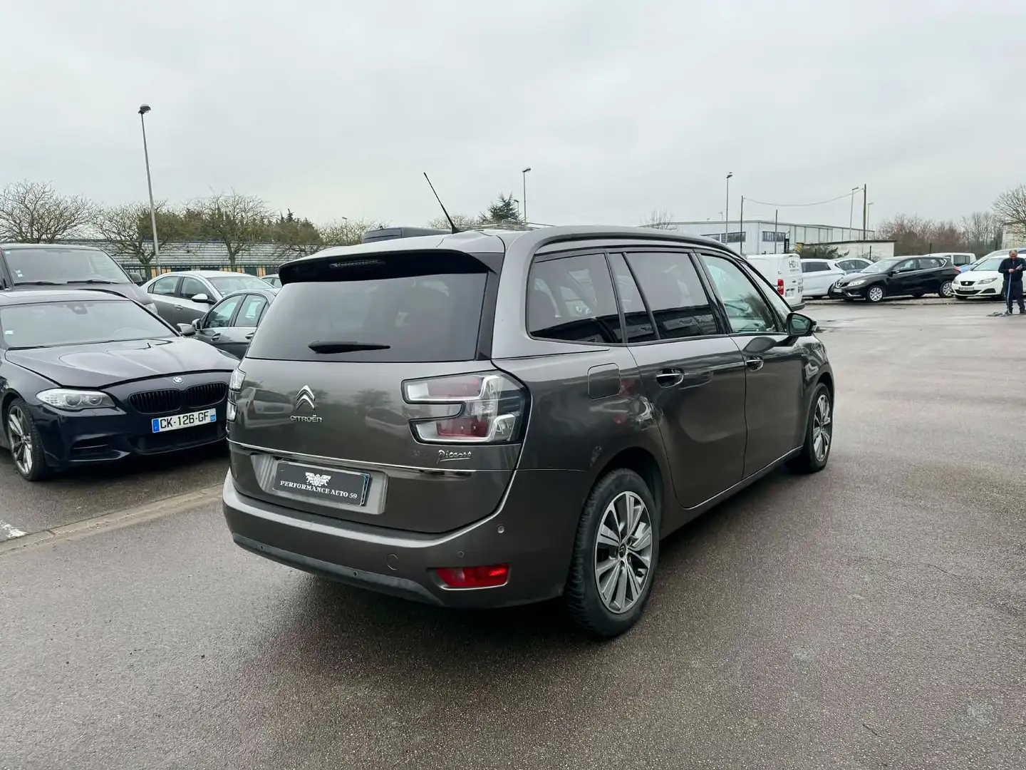 Citroen Grand C4 Picasso 2.0 BLUE HDi 150 Ch 7 pl Exclusive Gris - 2