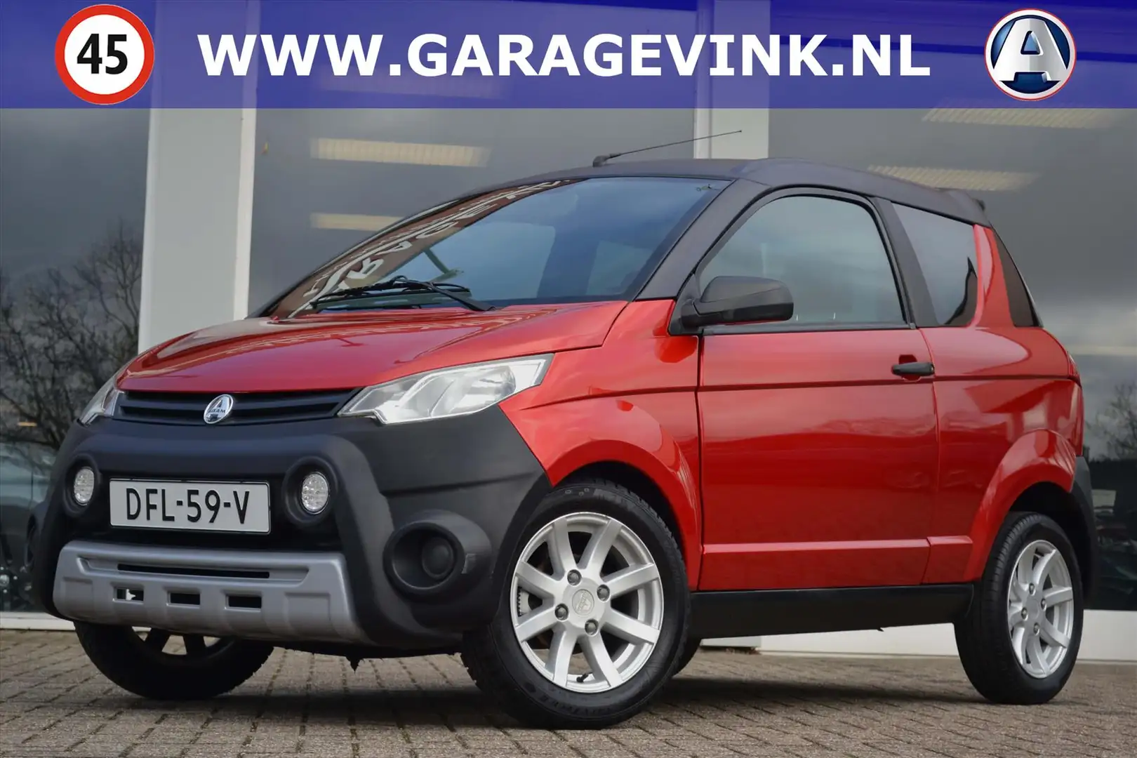 Aixam Crossline S8 EVO Brommobiel Rojo - 1