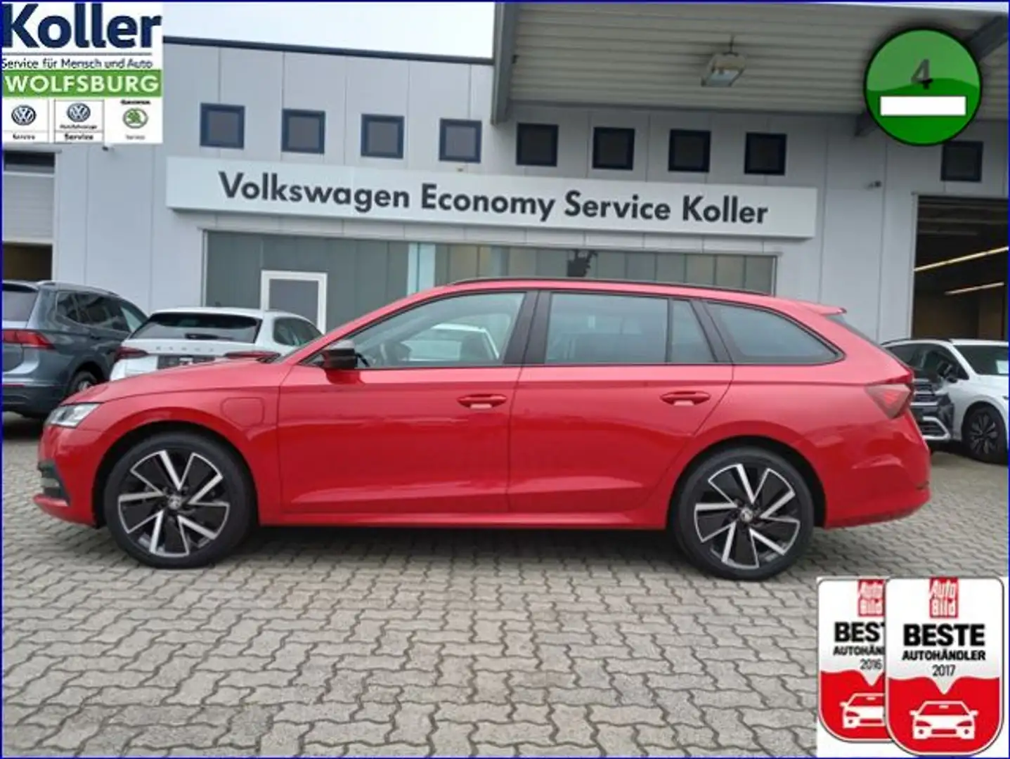 Skoda Octavia Combi 1.4 TSI iV DSG Style Sport Roşu - 1