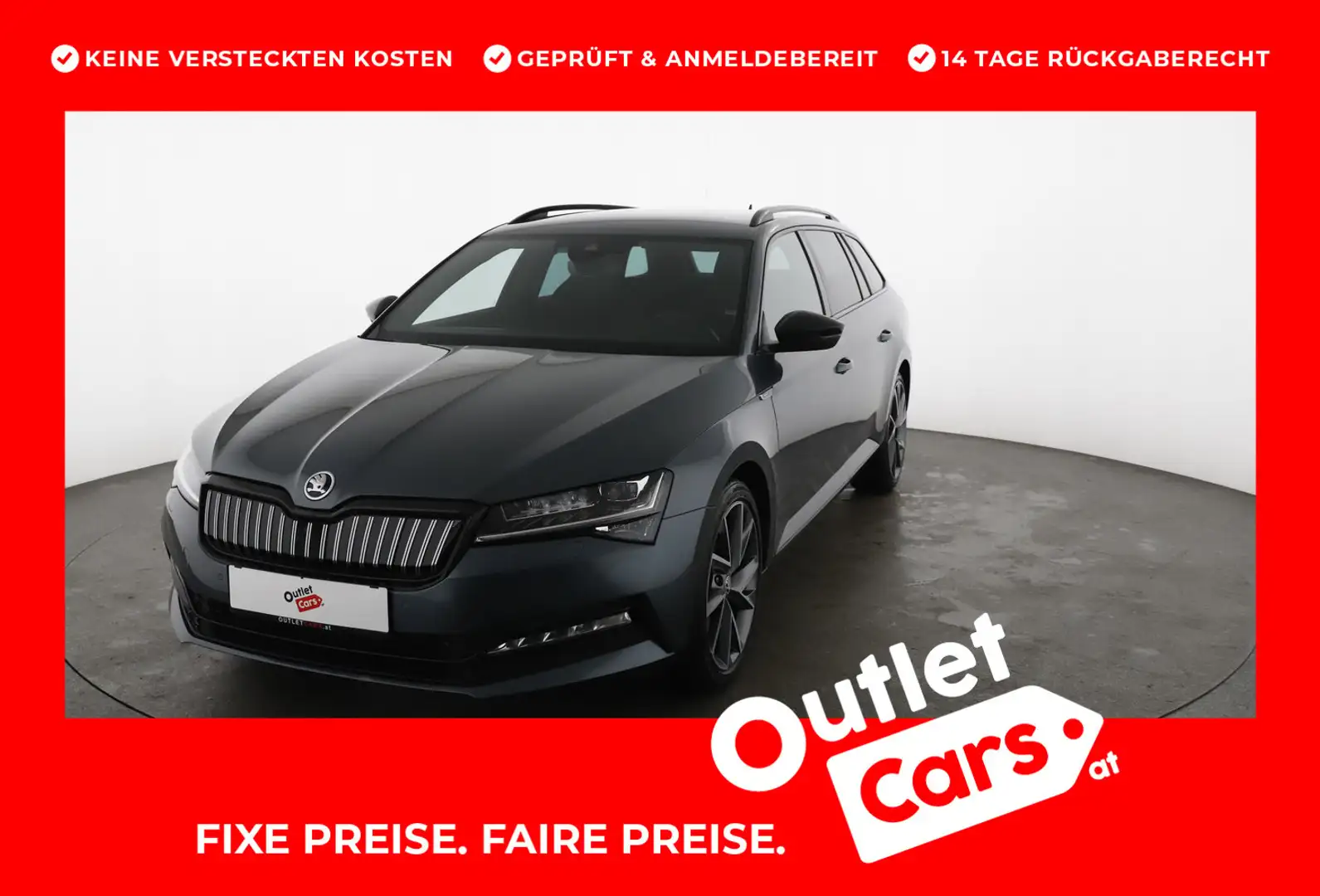 Skoda Superb iV SPORTLINE DSG Gris - 1