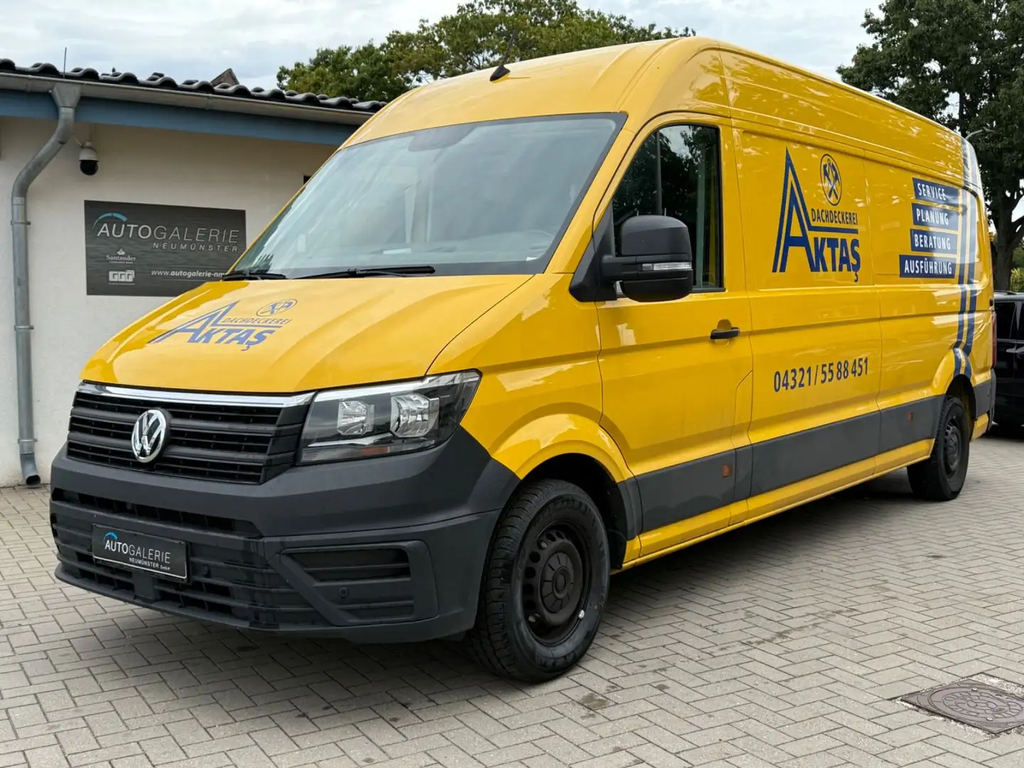 Volkswagen Crafter Kasten 35 lang Hochdach FWD°KAM°NAVI°AHK Gelb - 1