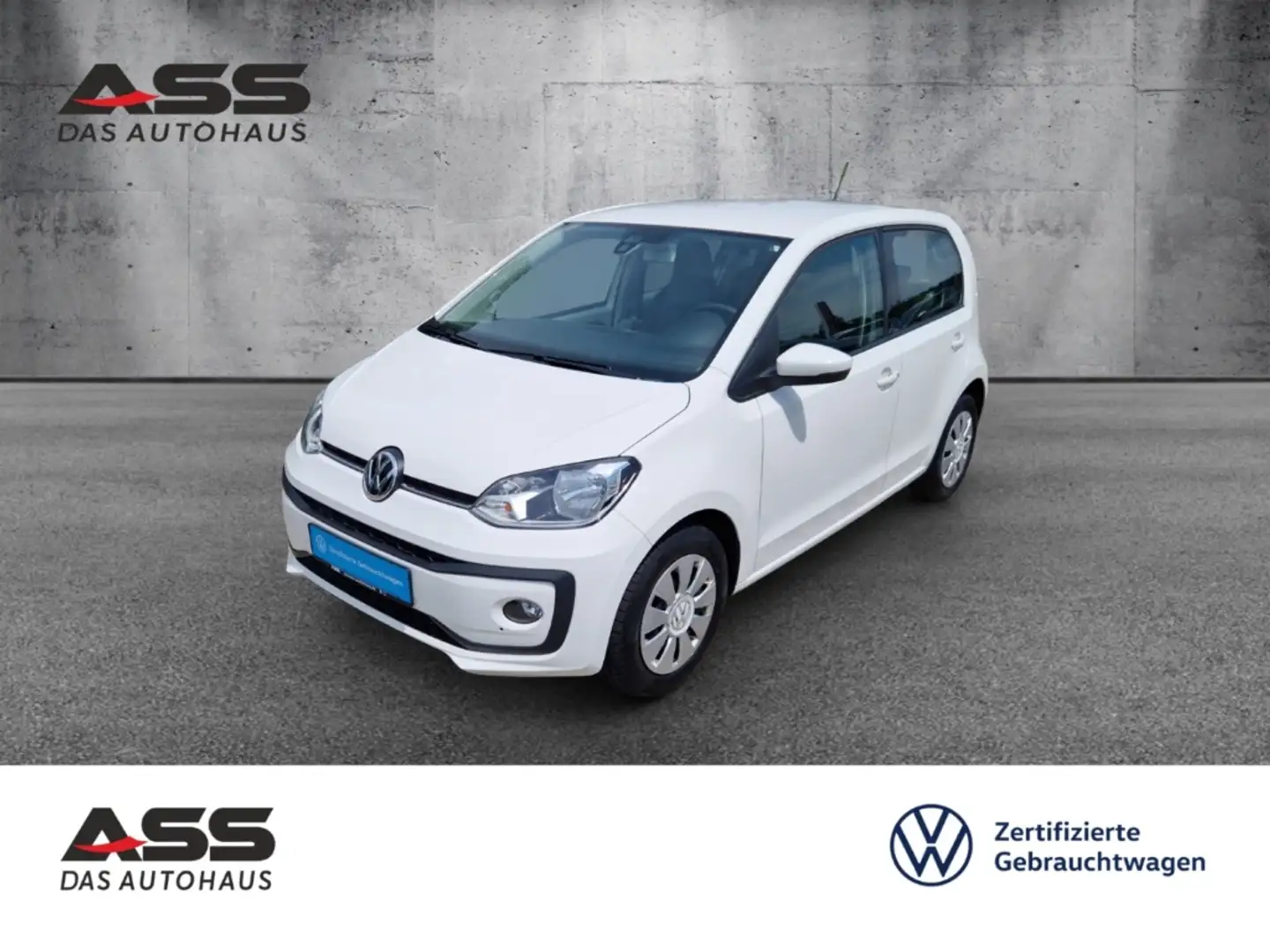 Volkswagen up! 1.0 EU6d Basis DAB SHZ Rückfahrkam. Temp PDC Winte Weiß - 1