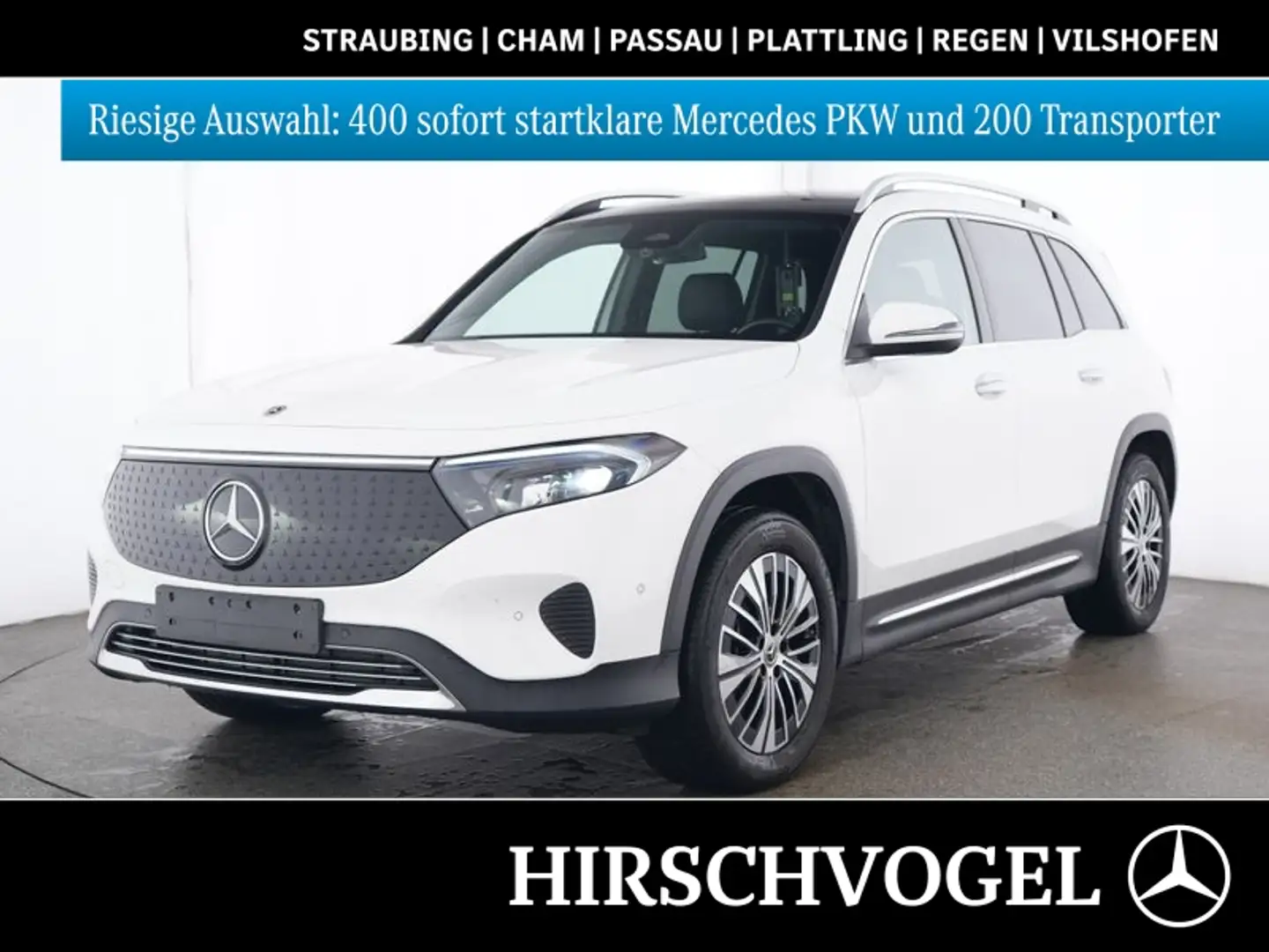Mercedes-Benz EQB 350 4M Progressive+Pano+KEYLESS+MBUX+Navi-Pr Blanc - 1