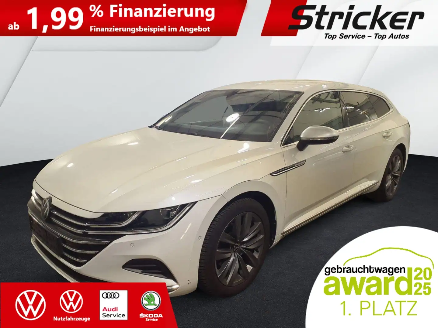 Volkswagen Arteon Shooting Brake Elegance 2.0TSI 288,-ohne Anzahlun Blanc - 2