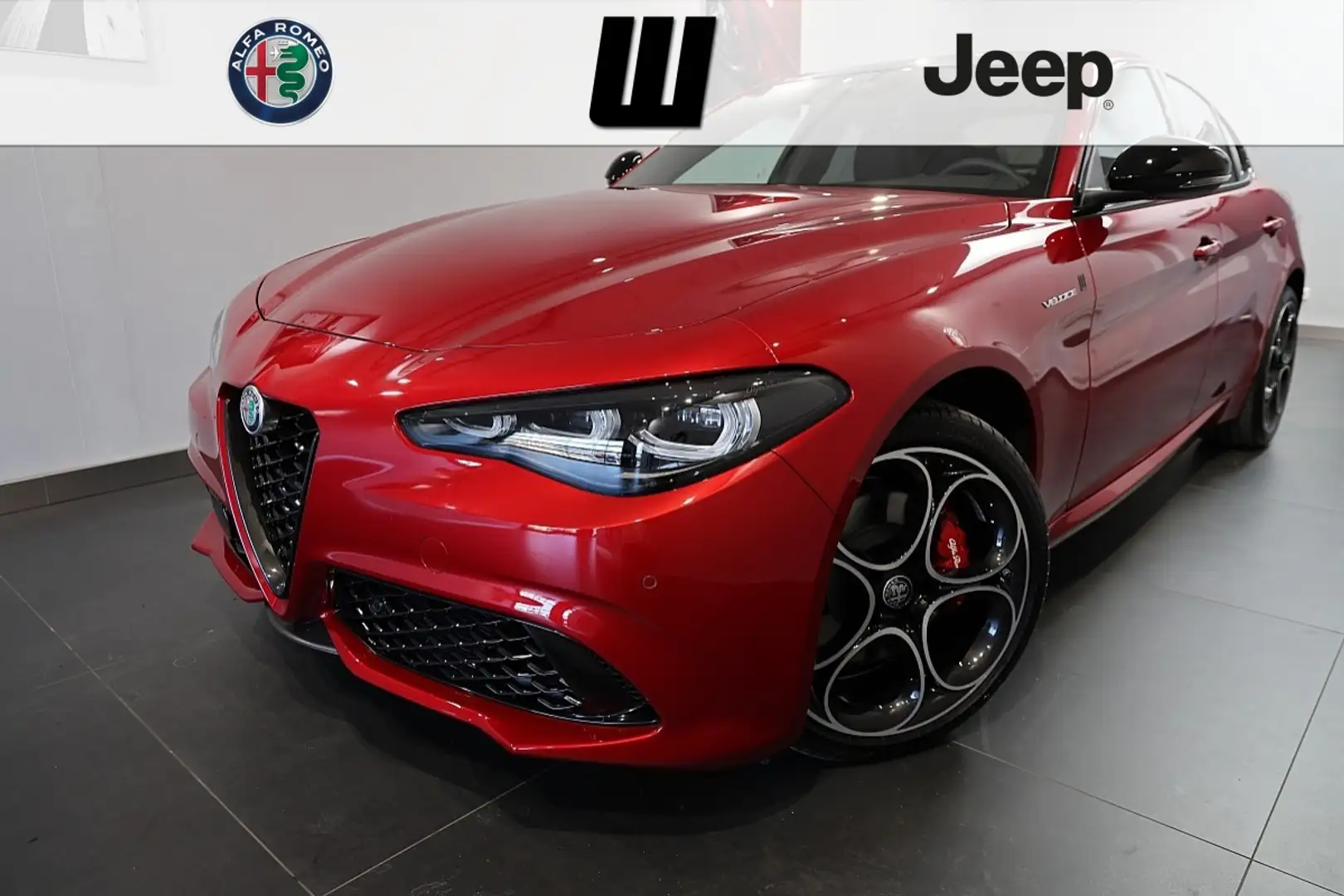 Alfa Romeo Giulia 2.0 16V 280 AT8 Q4 Veloce MY24 Rouge - 1
