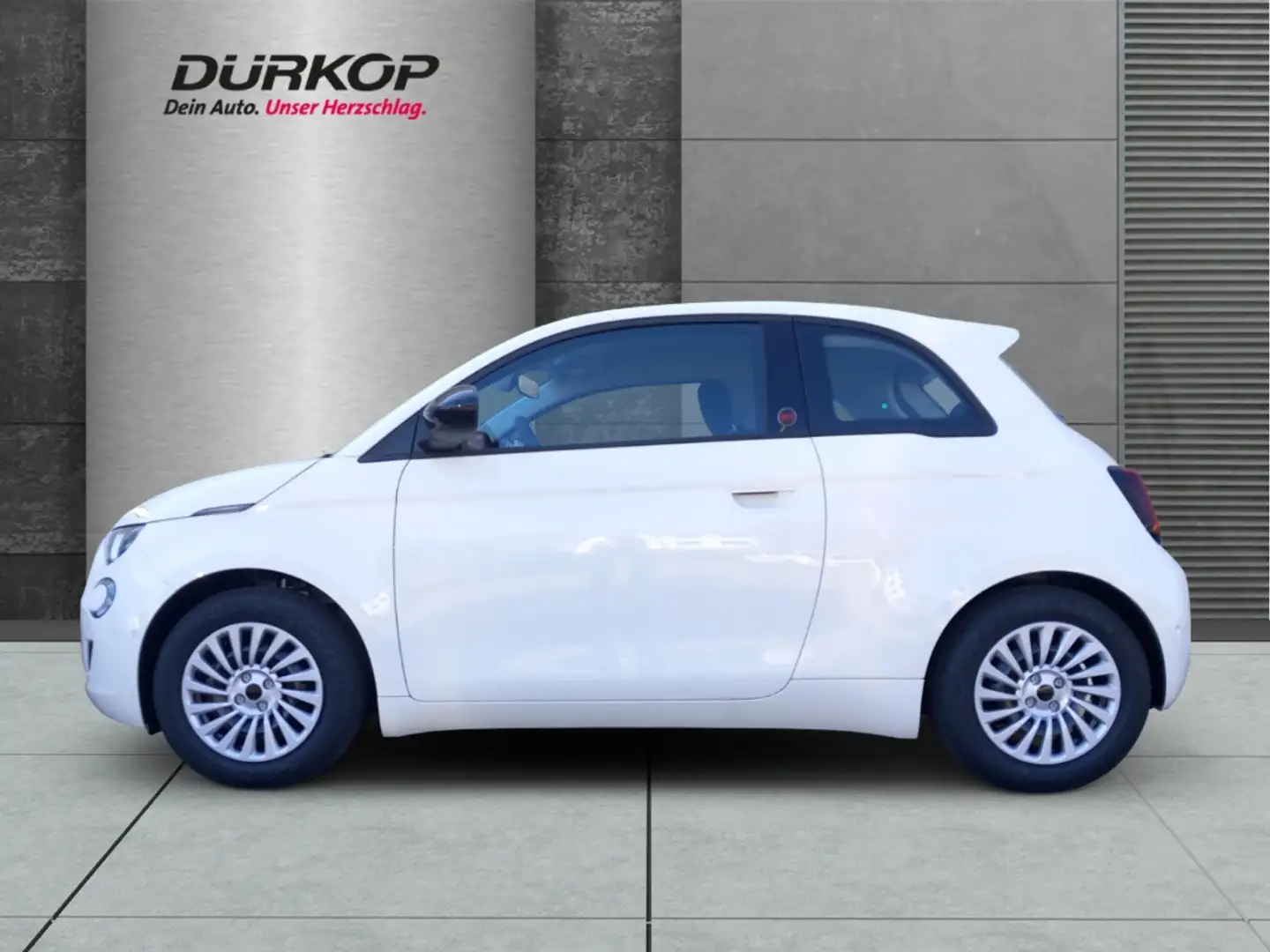 Fiat 500e RED 42kWh Aktionsleasing Rückfahrkamera DAB AppleC Blanc - 2