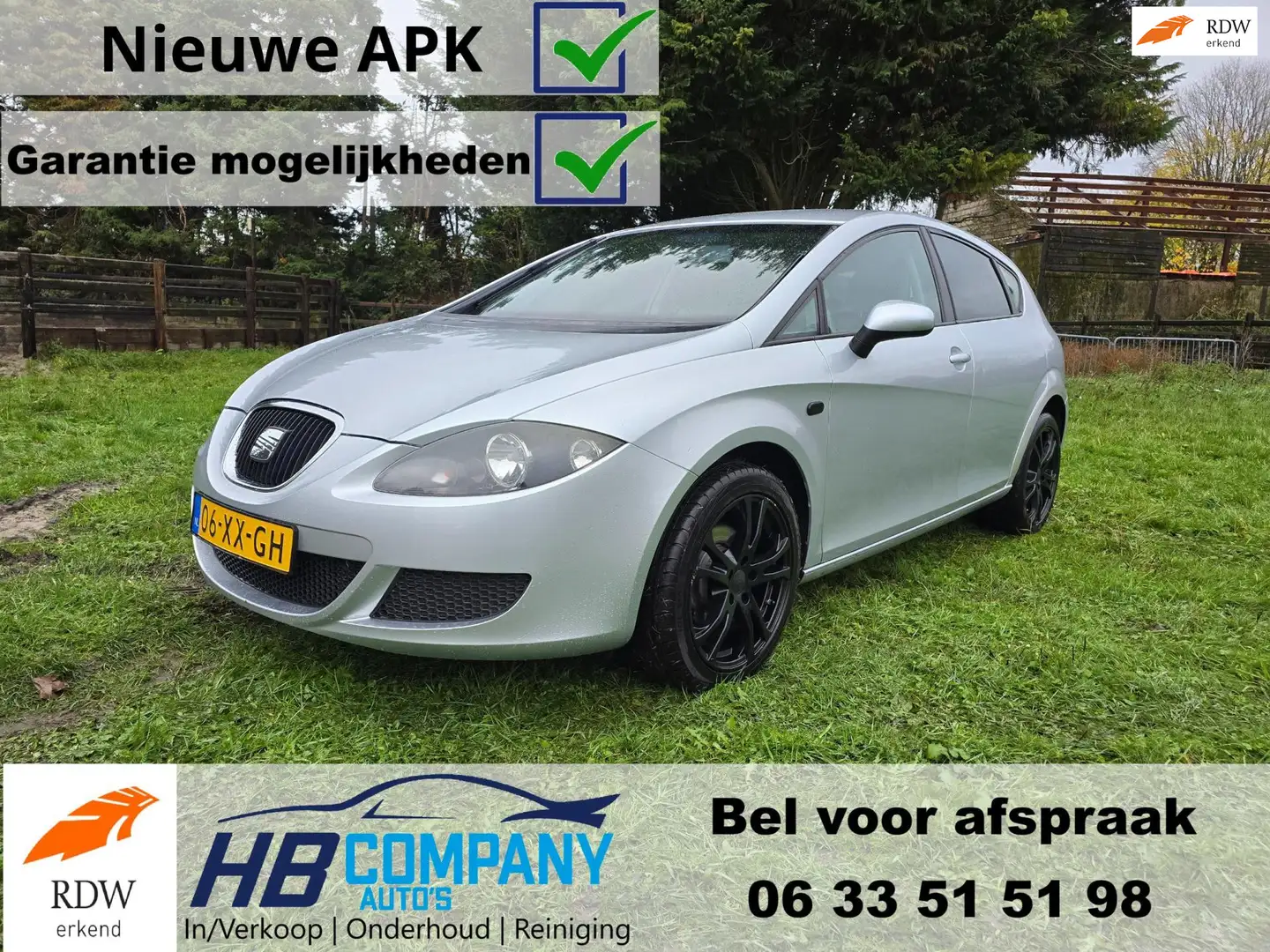 SEAT Leon 1.6 Sport | Nieuwe Distributieriem | Nieuwe APK | Grijs - 1
