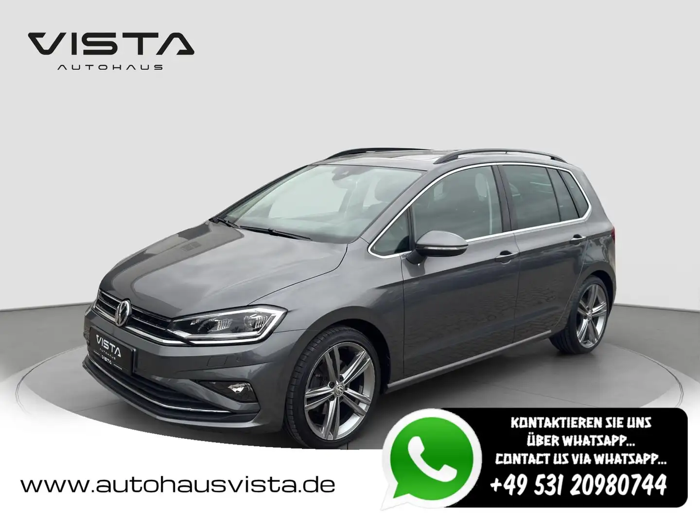 Volkswagen Golf Sportsvan R-Line*PANO*KEYLESS*ACC*AHK*KAMER Grau - 1
