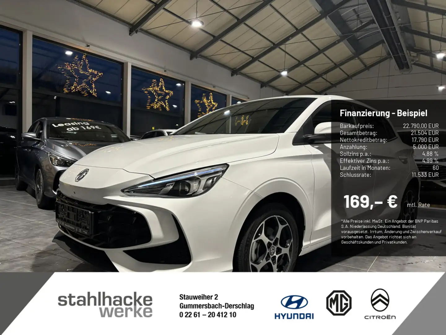 MG MG3 Hybrid+ LUXURY I Automatik I 195 PS Weiß - 1