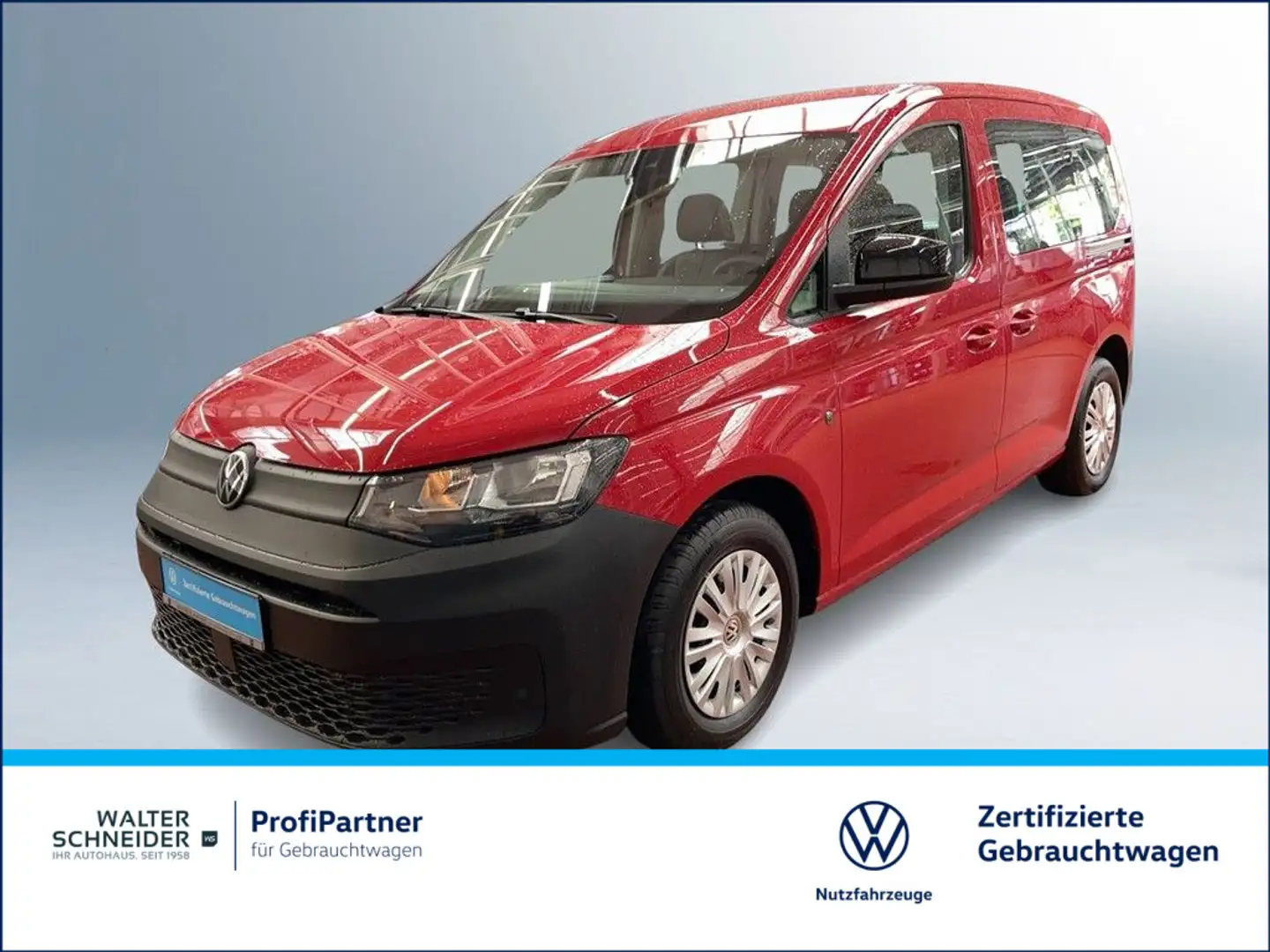 Volkswagen Caddy 2.0 TDI Kombi Navi AHK Klima Rouge - 1