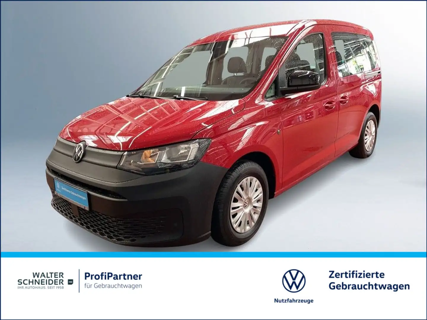 Volkswagen Caddy 2.0 TDI Kombi Navi AHK Klima Rouge - 1