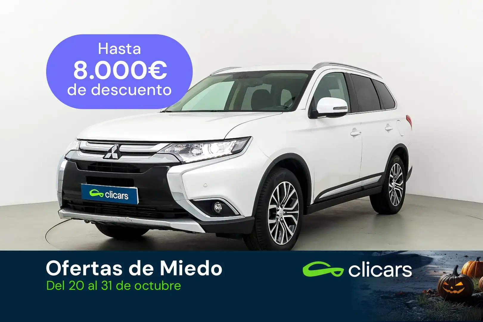 Mitsubishi Outlander 220DI-D Motion 2WD 7pl. Blanco - 1