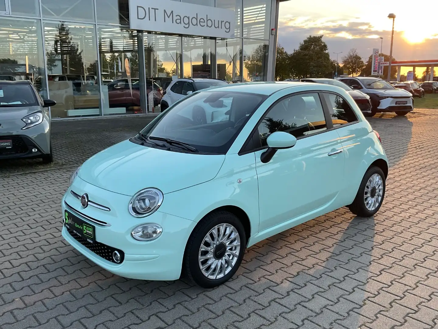 Fiat 500 1.0 Lounge LM+PDC+Facelift+CarPlay+DAB Verde - 2