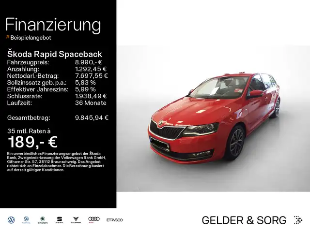 Skoda Rapid/Spaceback 1.0 TSI Ambition XENON*EPH