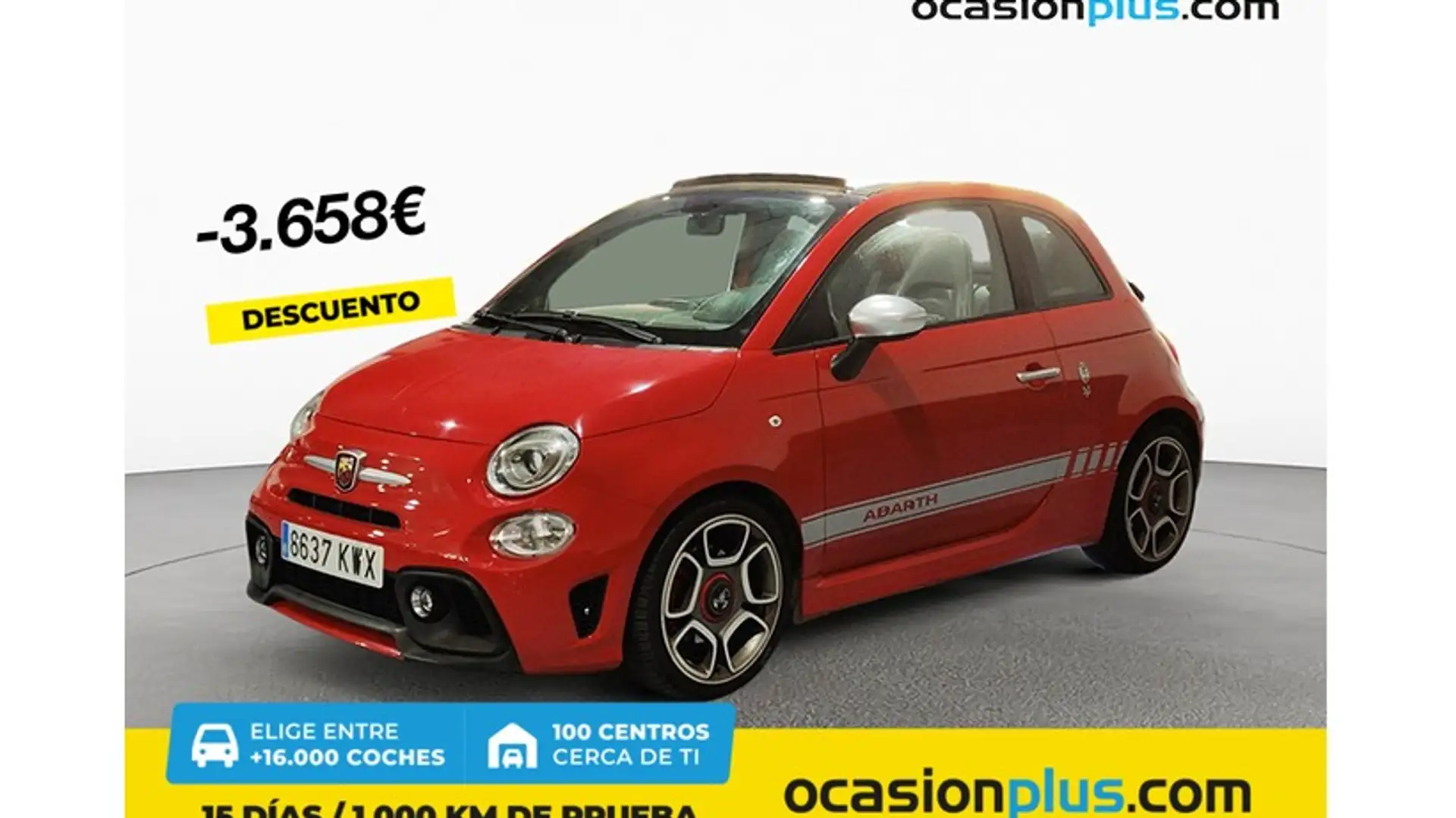 Abarth 595 1.4T JET TURISMO SECUENCIAL 160 Rojo - 1