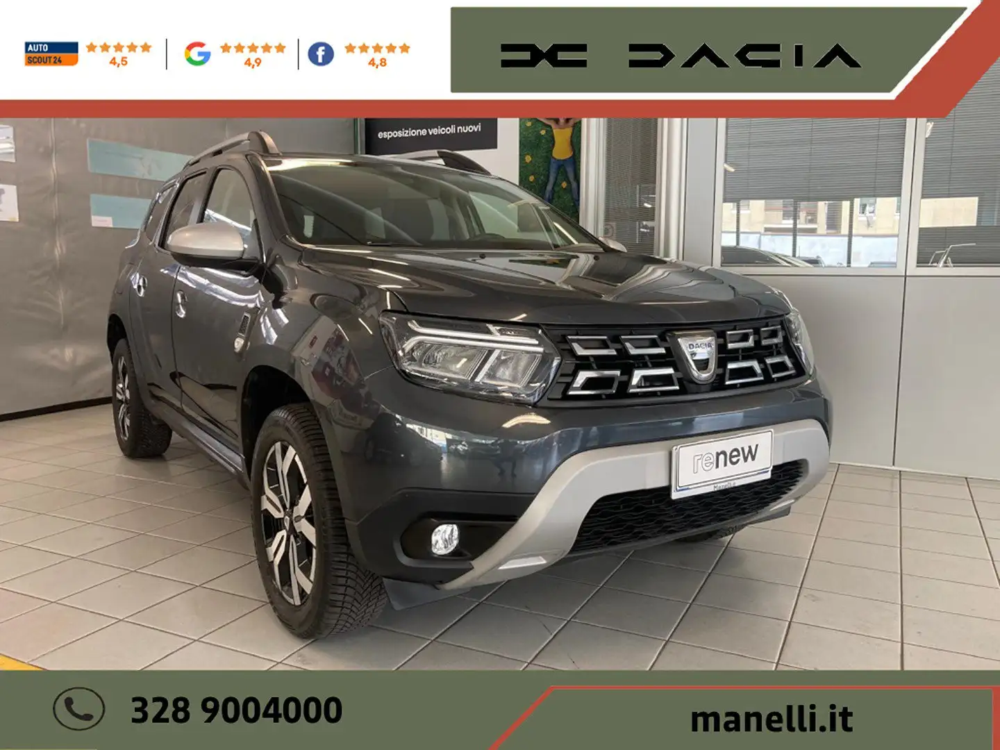 Dacia Duster Prestige SL DaciaPlus 1.0 tce 4x2 90cv rif.GH997 Grigio - 1