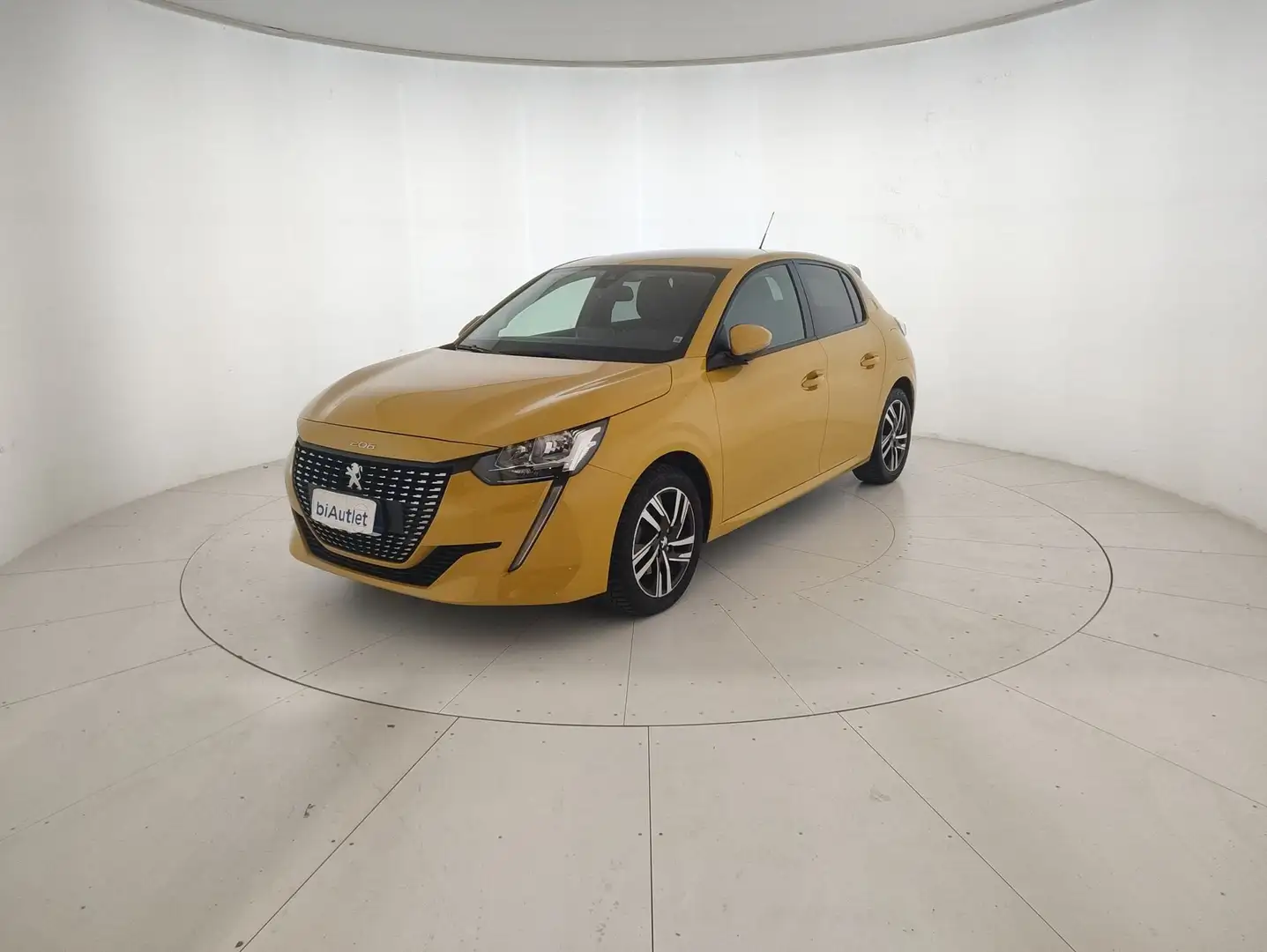 Peugeot 208 1.2 puretech Allure Navi Pack s&s 100cv eat8 my20 Geel - 1