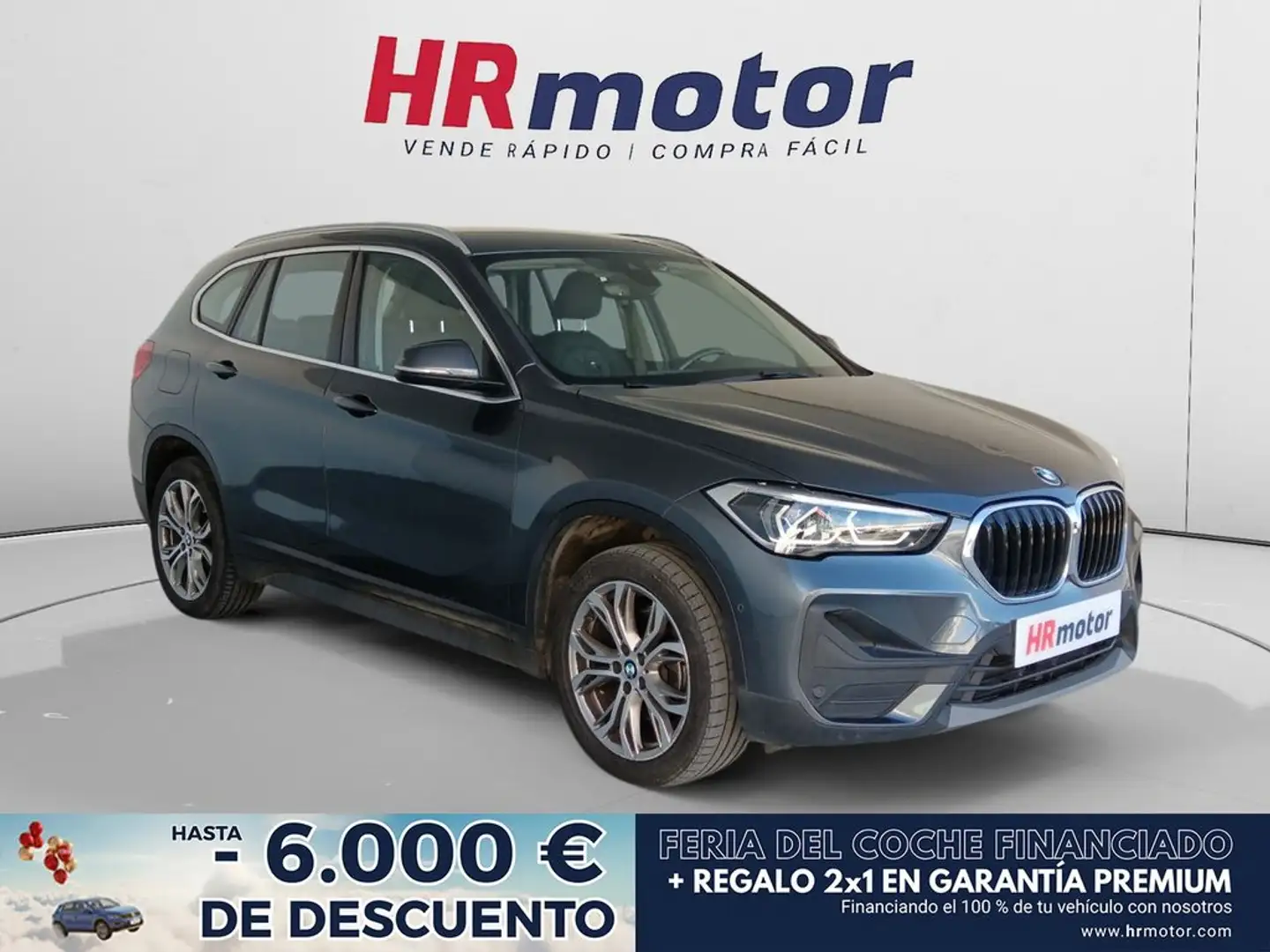 BMW X1 sDrive 18d Advantage Gris - 1