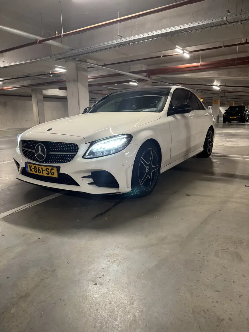 Mercedes-Benz C 200 AMG | Pano | Sfeer | Cam | Dealer onderhouden Wit - 1