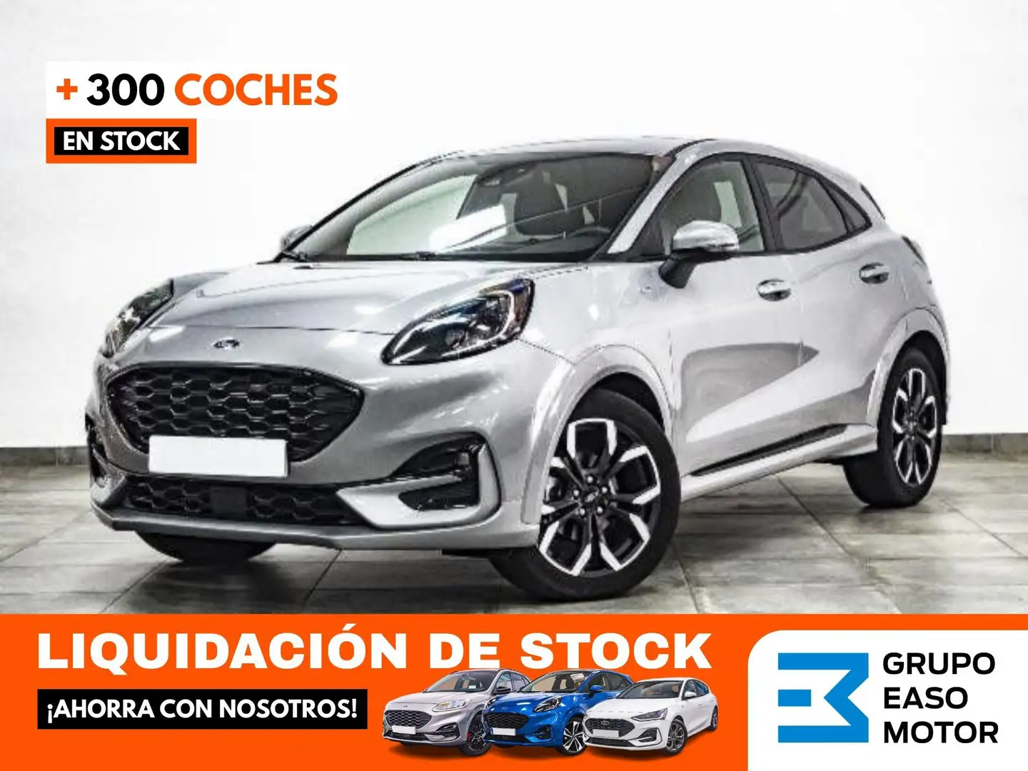 Ford Puma 1.0 EcoBoost MHEV ST-Line X 125 Argent - 1