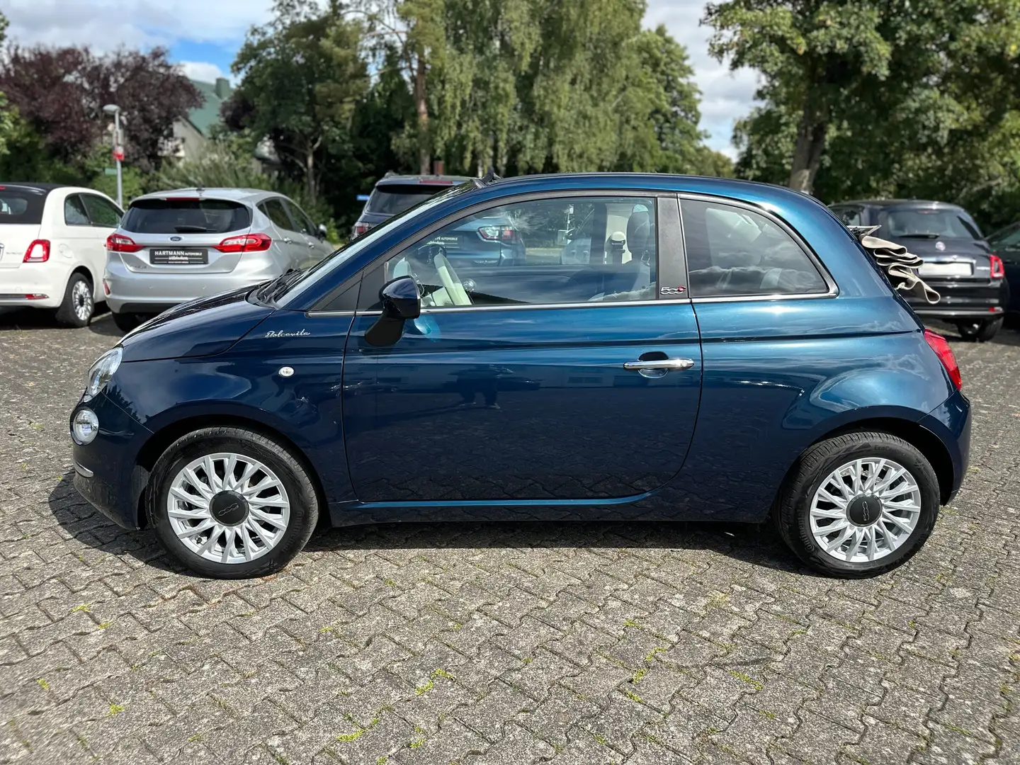 Fiat 500C 1.0 Mild-Hybrid Dolcevita Pdc/Klima/CarPlay Blau - 2