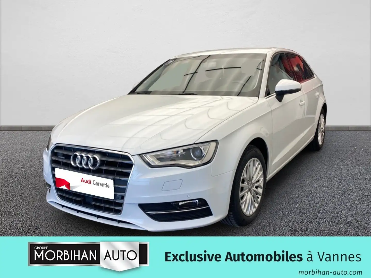 Audi A3 Sportback 2.0 TDI 184 Ambiente Quattro S tronic 6 Blanc - 1