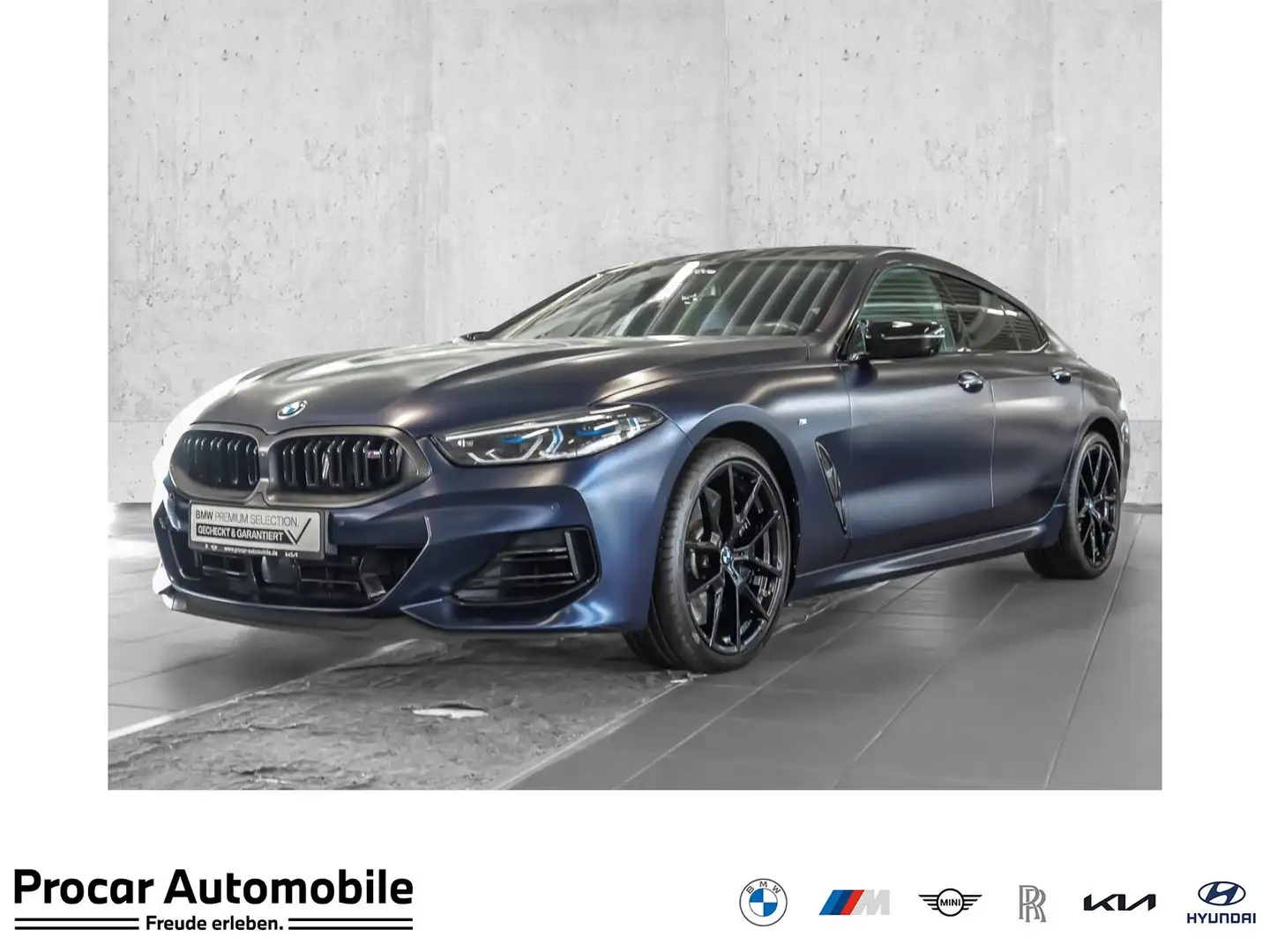 BMW M850 i xDrive Gran Coupé M Sport HUD PANO ACC LM Grau - 1