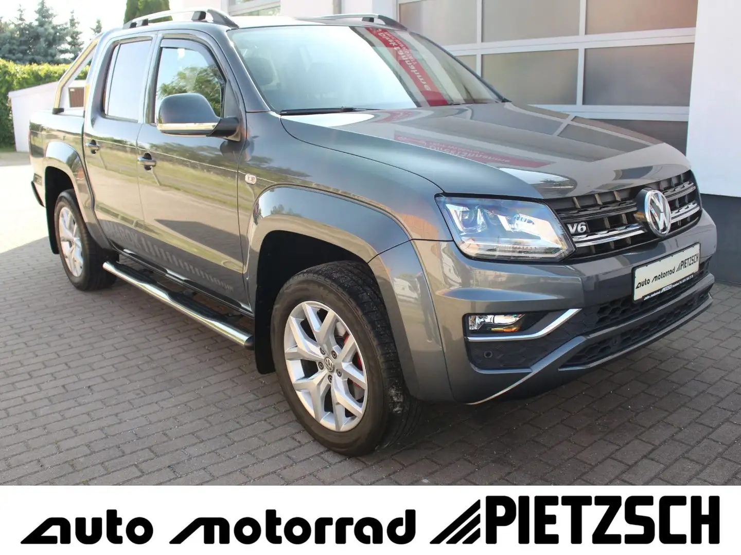 Volkswagen Amarok 4Motion 3.0 TDI V6 AHK Kamera Xeno SHZ WR Gris - 1