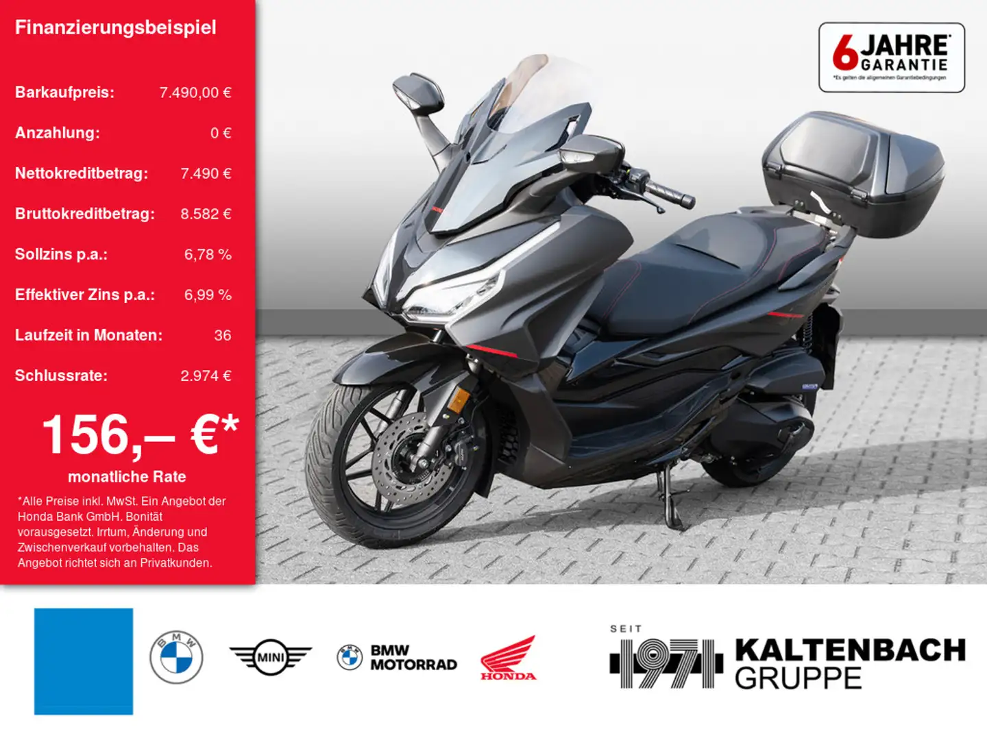 Honda Forza 350 LED SCHEINWERFER Gris - 1