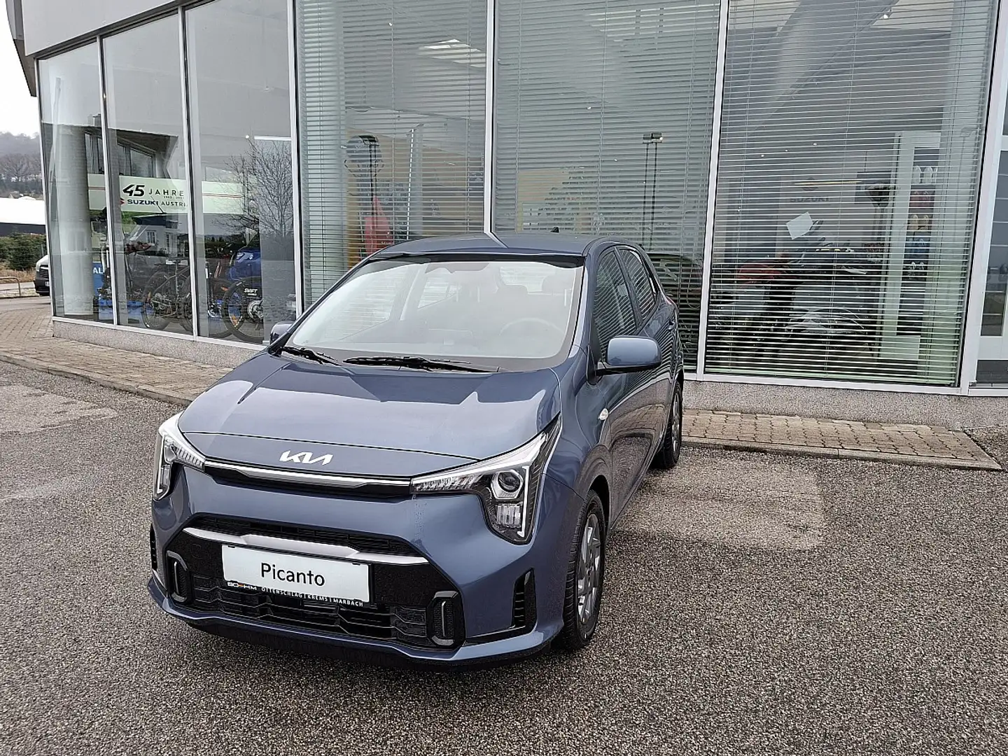 Kia Picanto 1,0 GDI Silber 5 Sitzer Automatik Blau - 1