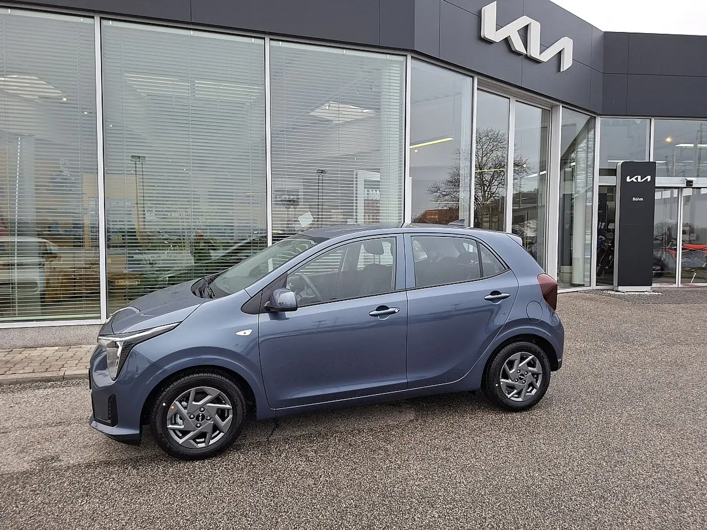 Kia Picanto 1,0 GDI Silber 5 Sitzer Automatik Blau - 2
