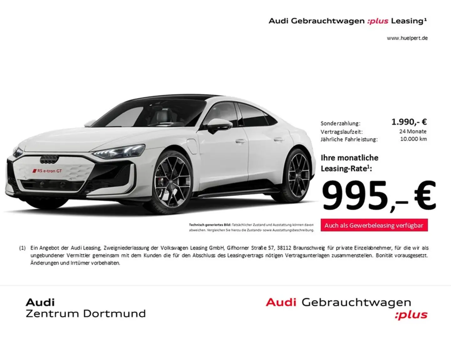 Audi RS e-tron GT quattro PANO B&O 360°CAM ACC LM21 Bianco - 1